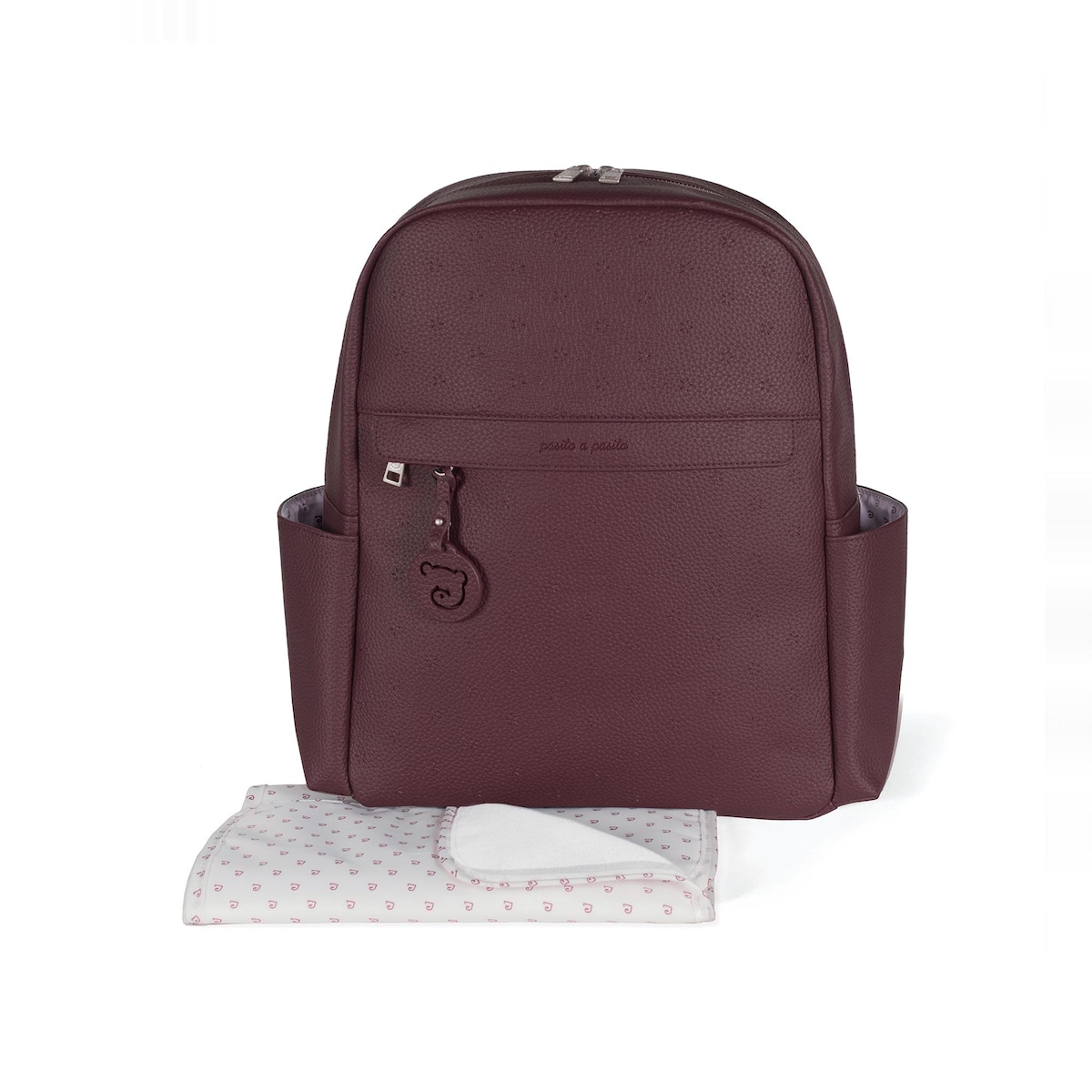 Mochila Paseo Pasito a pasito London Granate-1