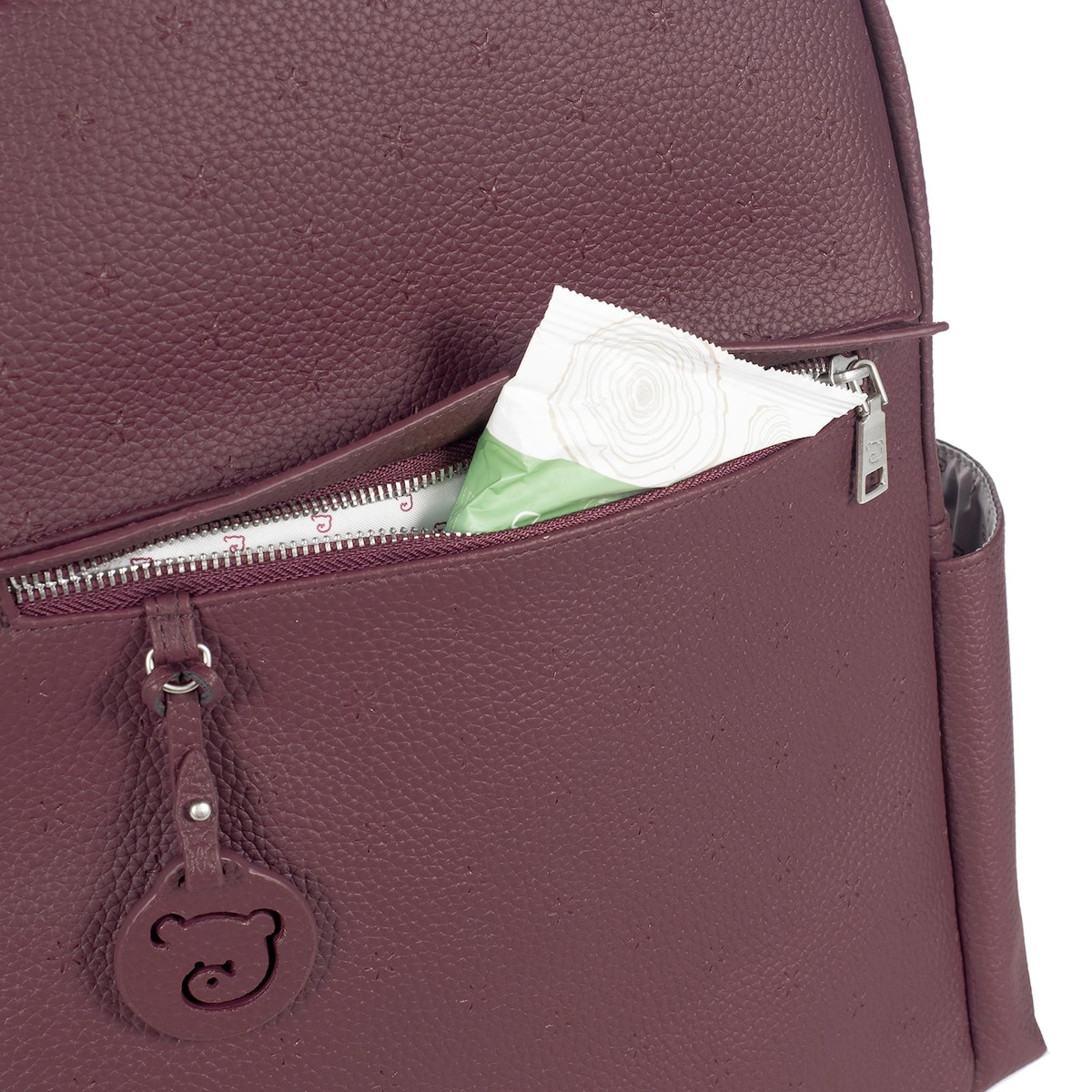 Mochila Paseo Pasito a pasito London Granate-7