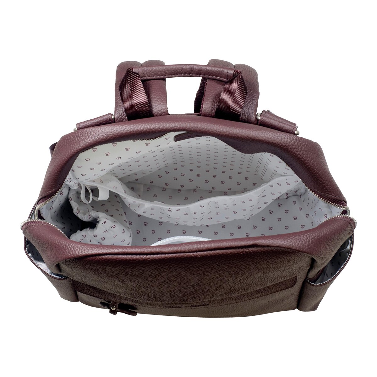 Mochila Paseo Pasito a pasito London Granate-11