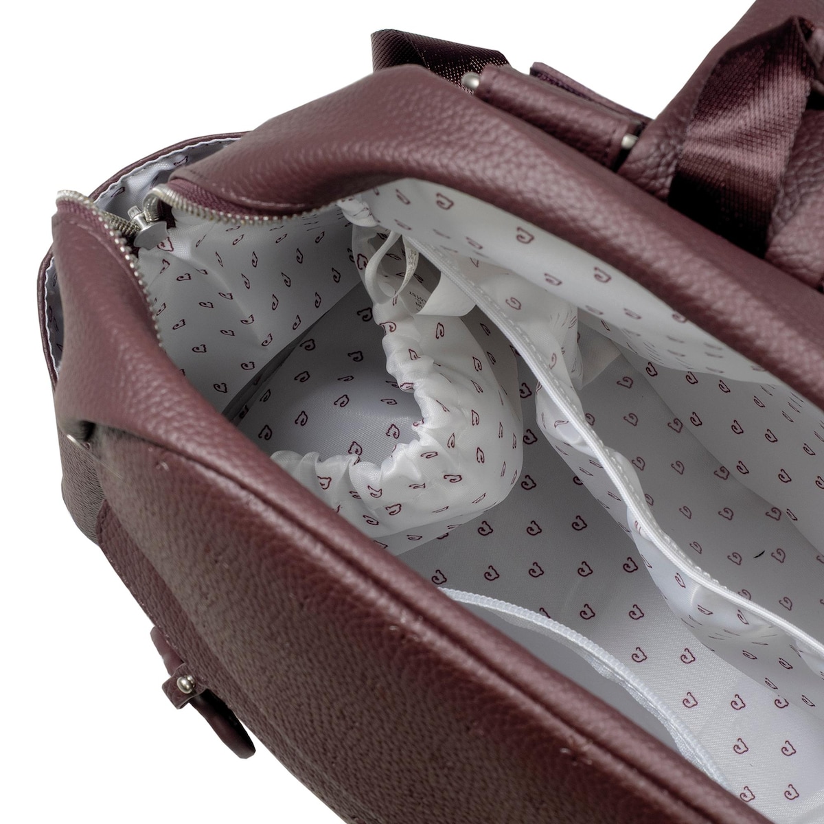 Mochila Paseo Pasito a pasito London Granate-12