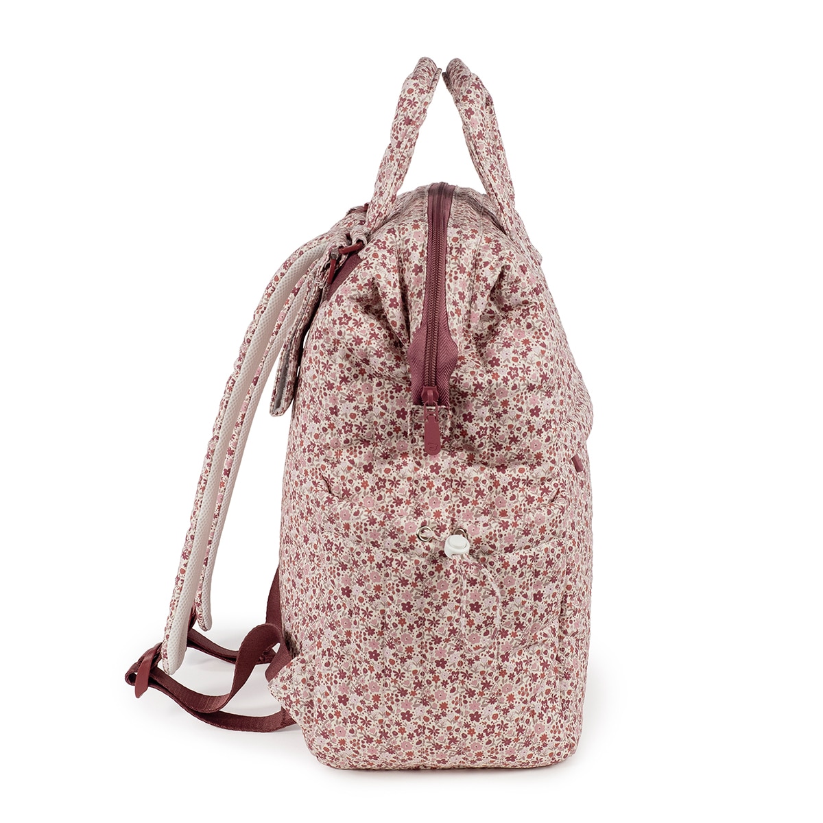 Mochila Paseo Pasito a pasito Cherry - Flores Flores-4