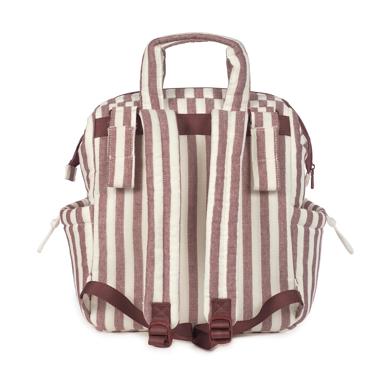 Mochila Paseo Pasito a pasito Cherry - Rayas Rayas-5