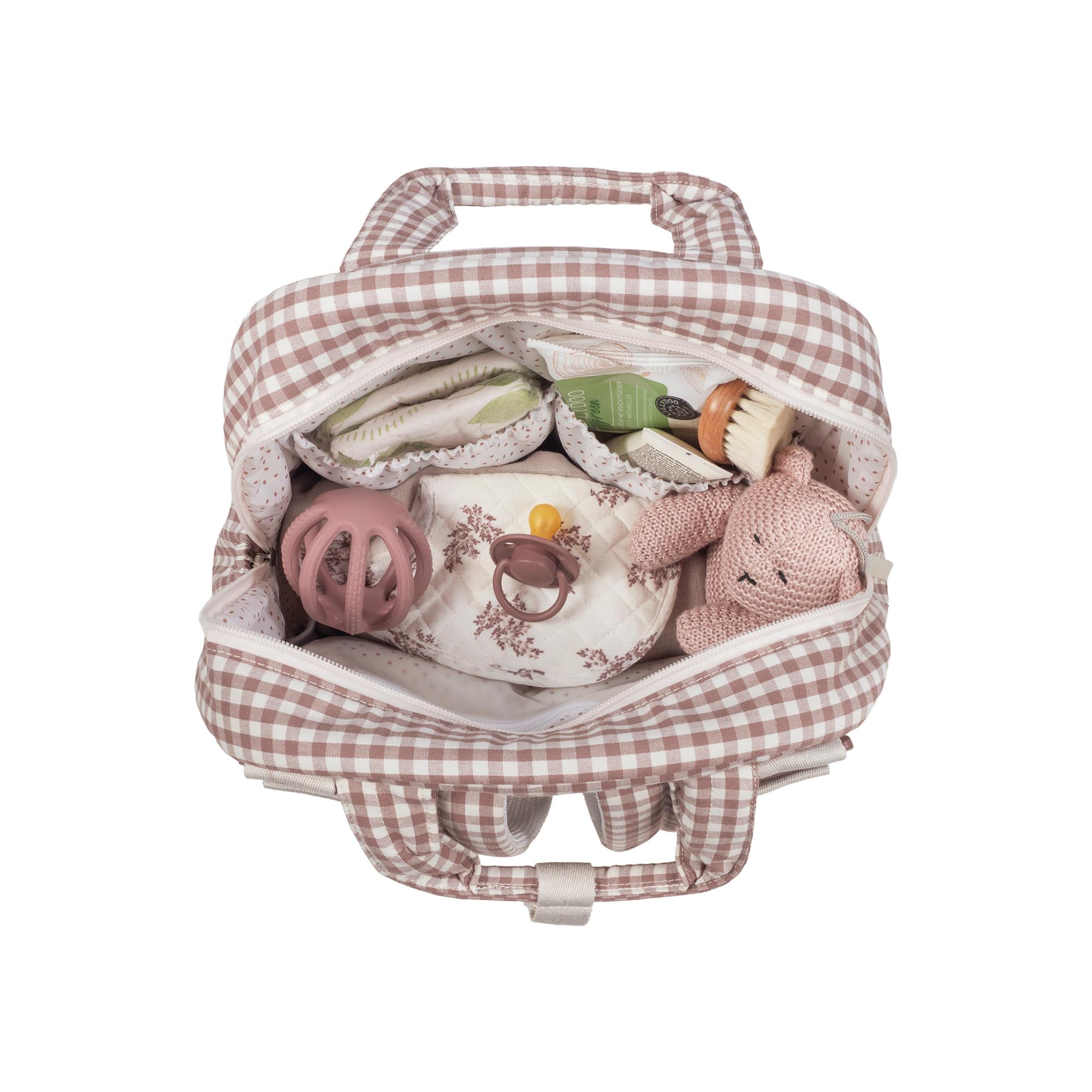 Mochila Praliné Vichy Moka - Teja Teja-9
