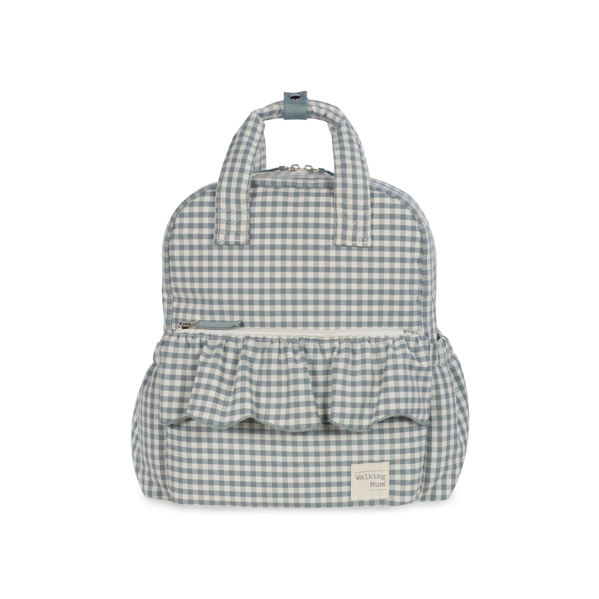Mochila Praliné Vichy Matcha Verde-2