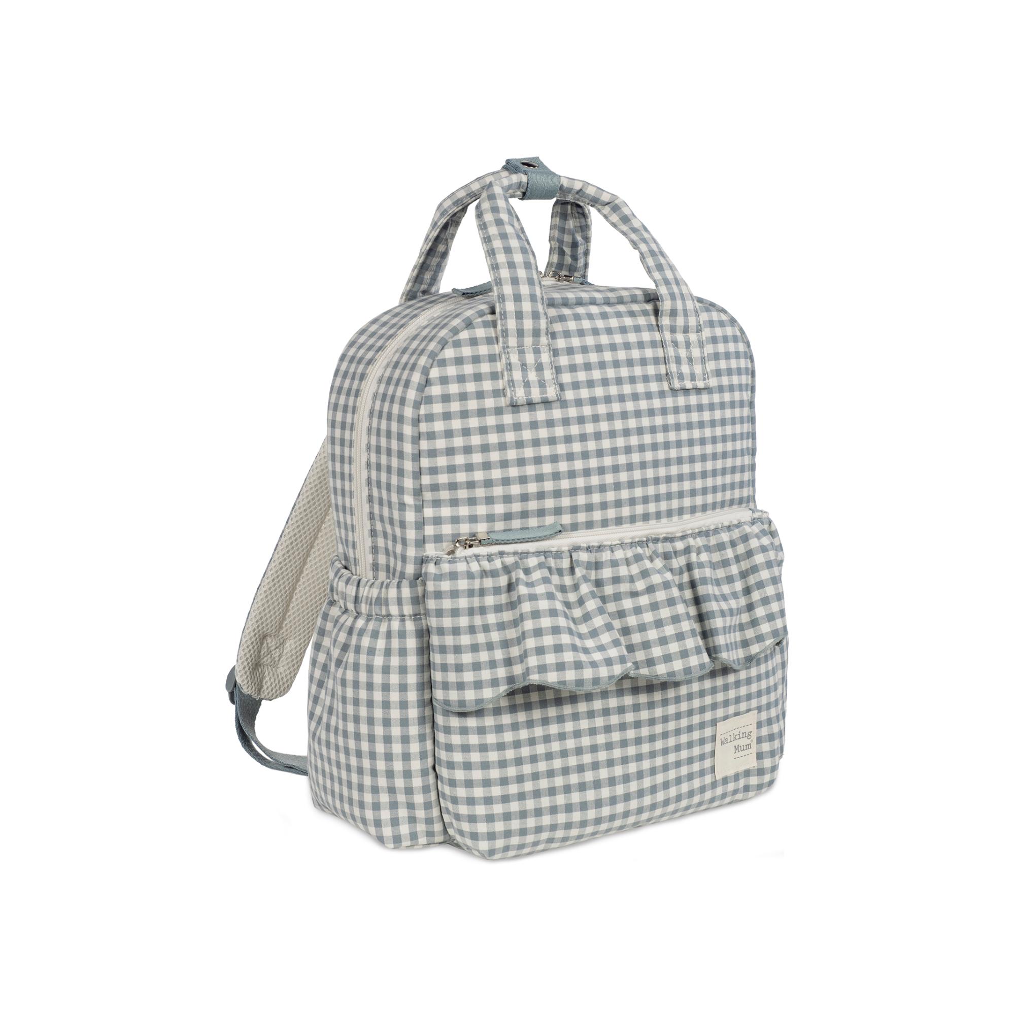 Mochila Praliné Vichy Matcha Verde-3
