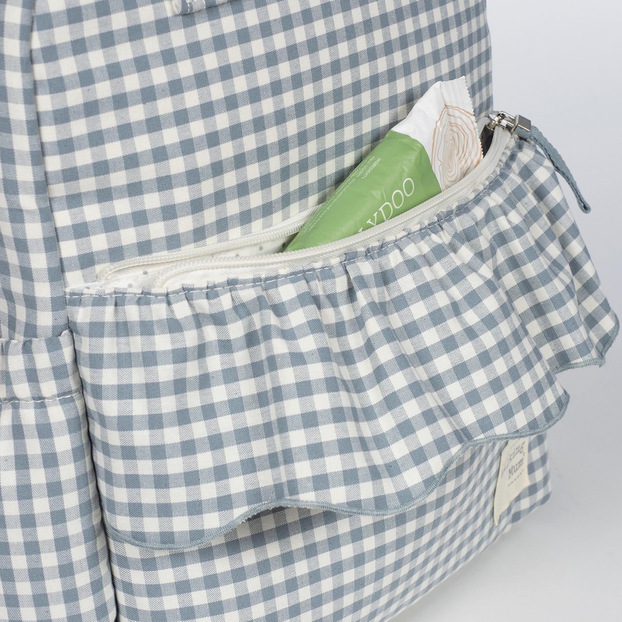 Mochila Praliné Vichy Matcha Verde-8