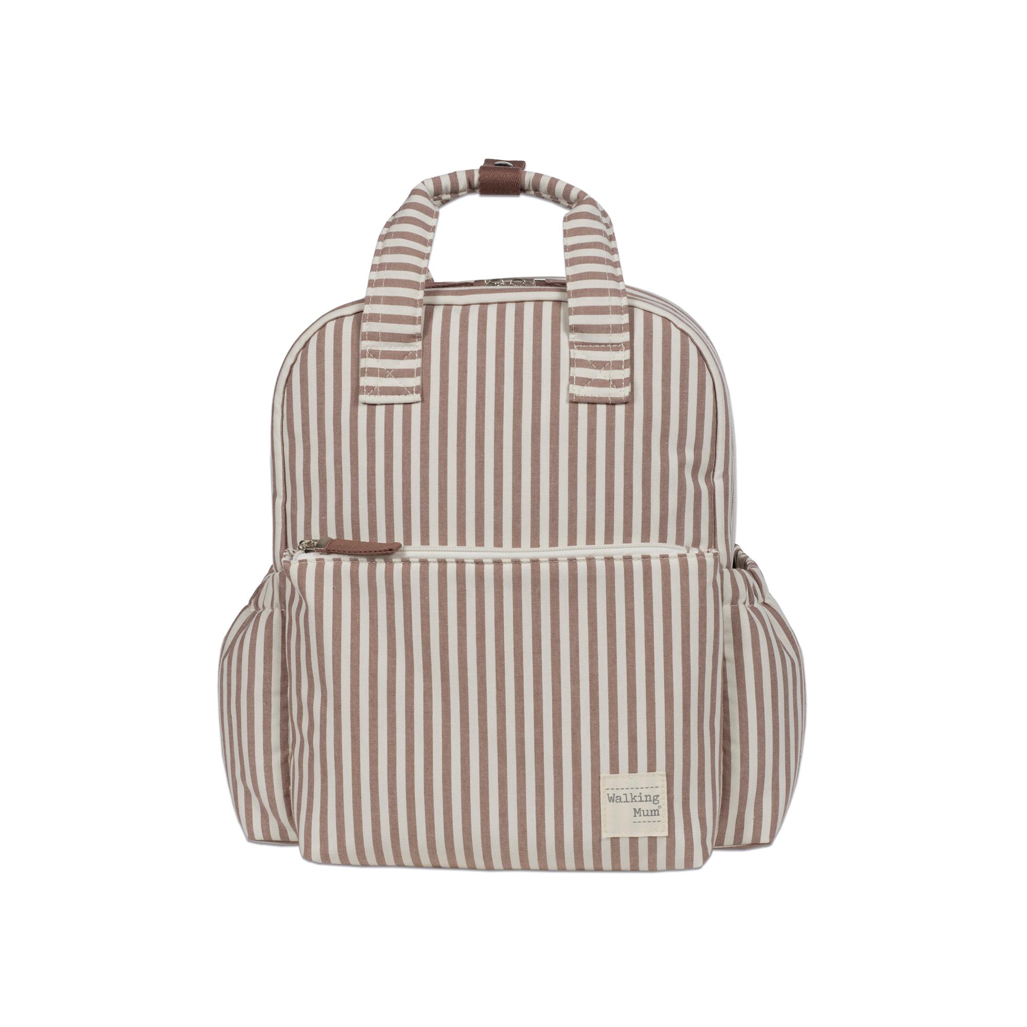Mochila Praliné Riscas Moka Telha-2