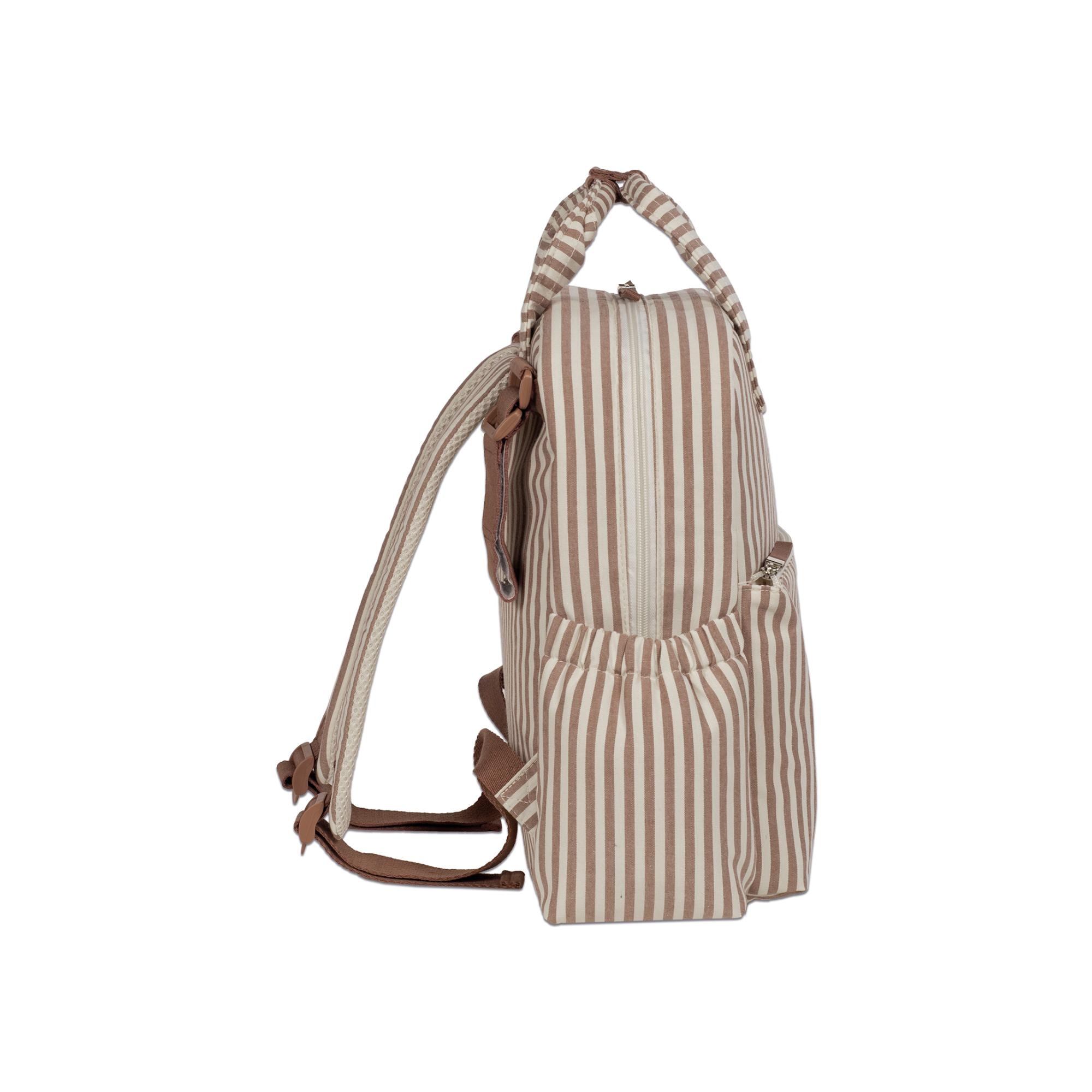 Mochila Praliné Riscas Moka Telha-4