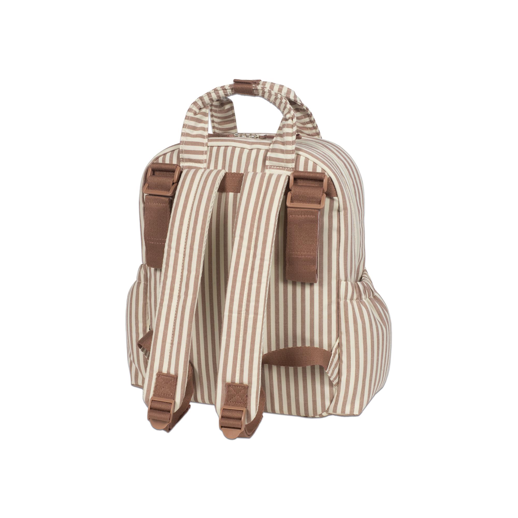 Mochila Praliné Riscas Moka Telha-5