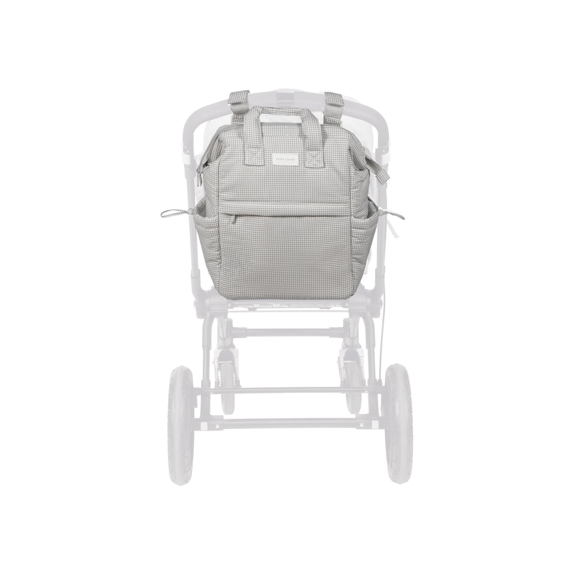 Mochila Little Bloom Vichy Cinzento Cinzento-claro-11