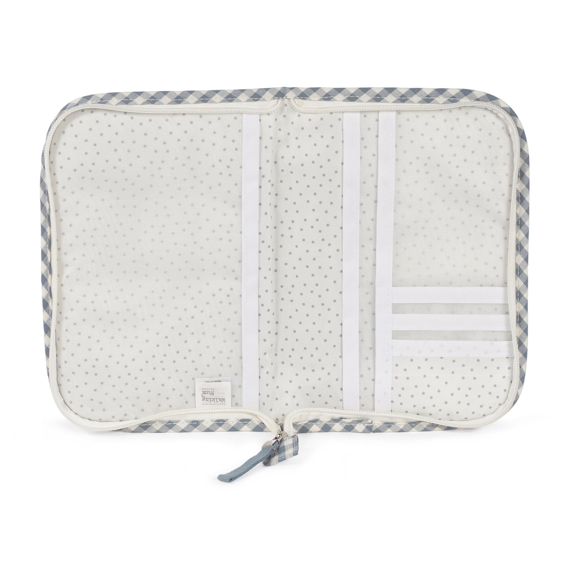 Porta-documentos Praliné Vichy Matcha Verde-2