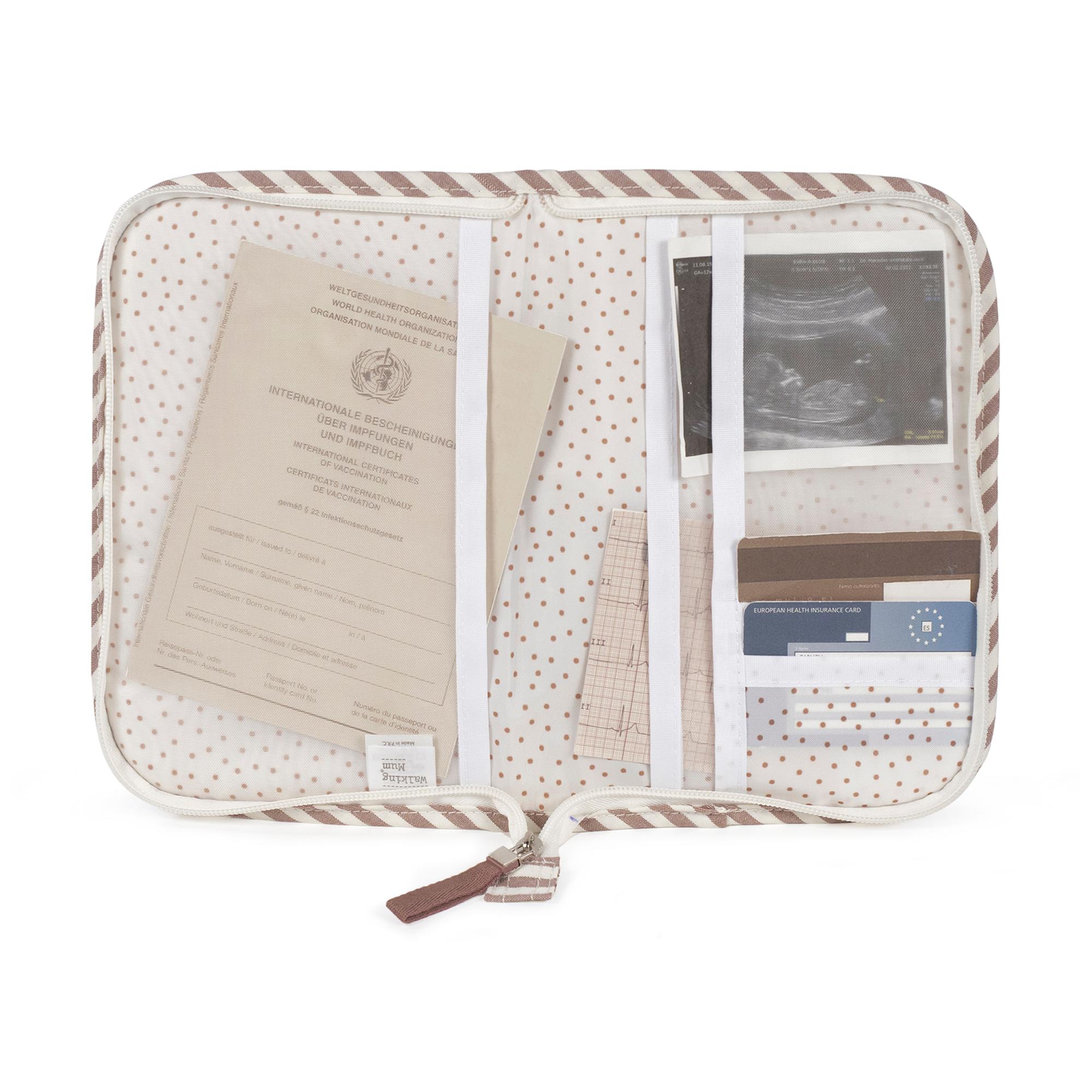 Porta-documentos Praliné Riscas Moka Telha-4