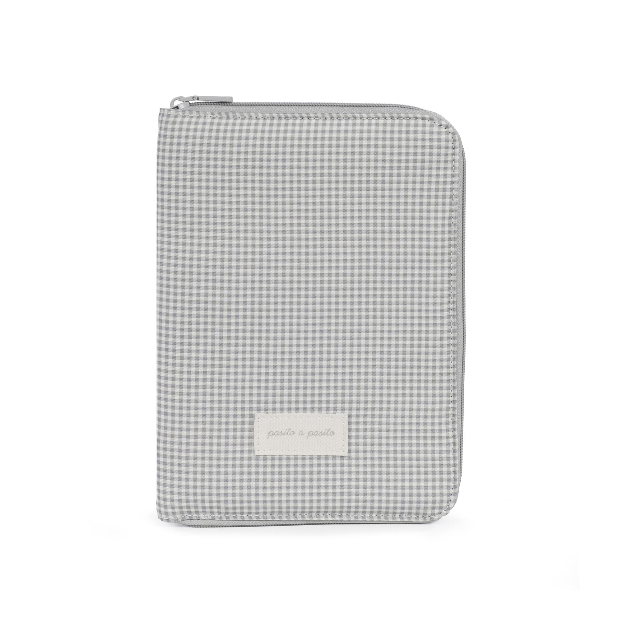 Imagem 0 de Porta-documentos Little Bloom Vichy Cinzento