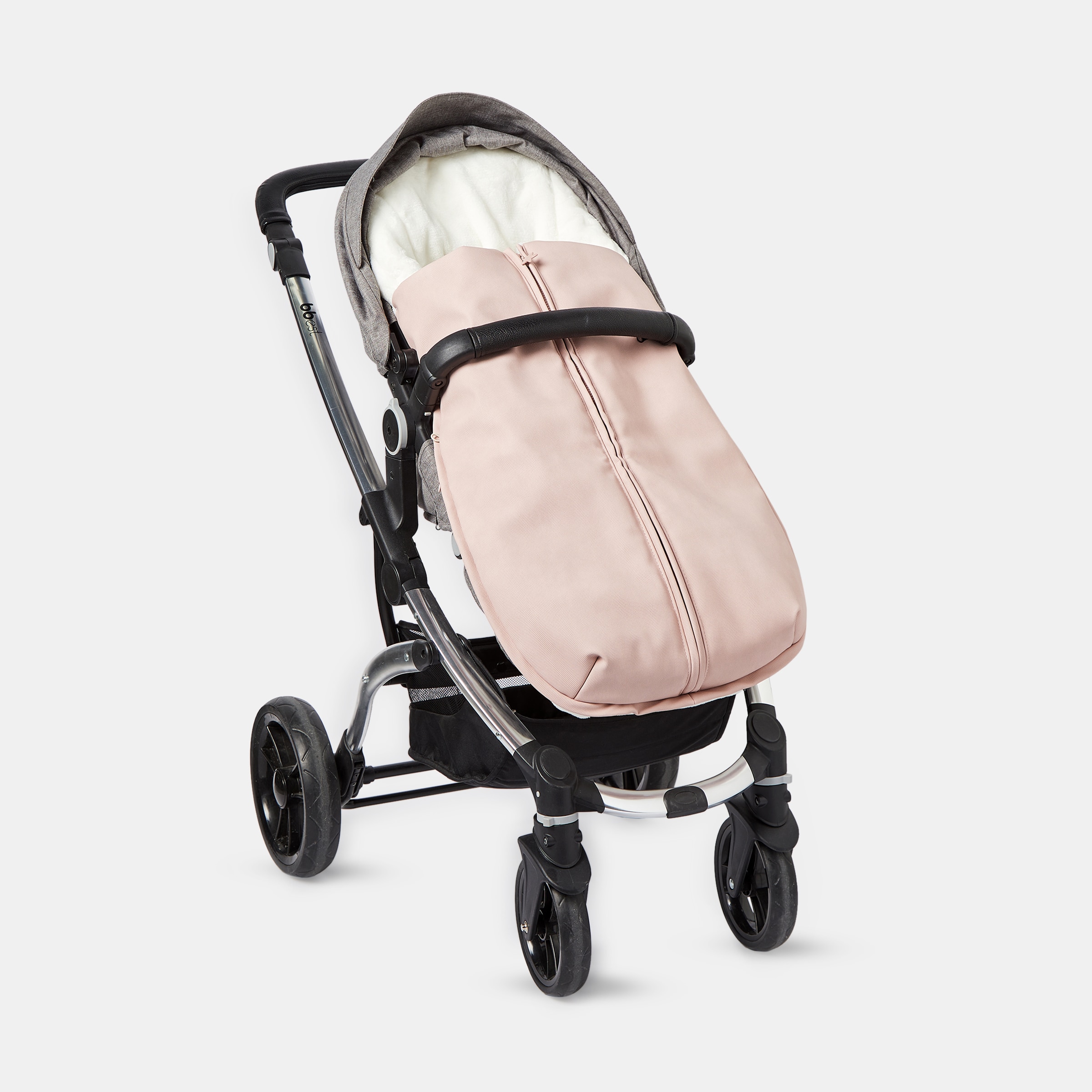 Saco de Cadeira Universal Polipele Fecho de Correr Central+Lateral Rosa-2