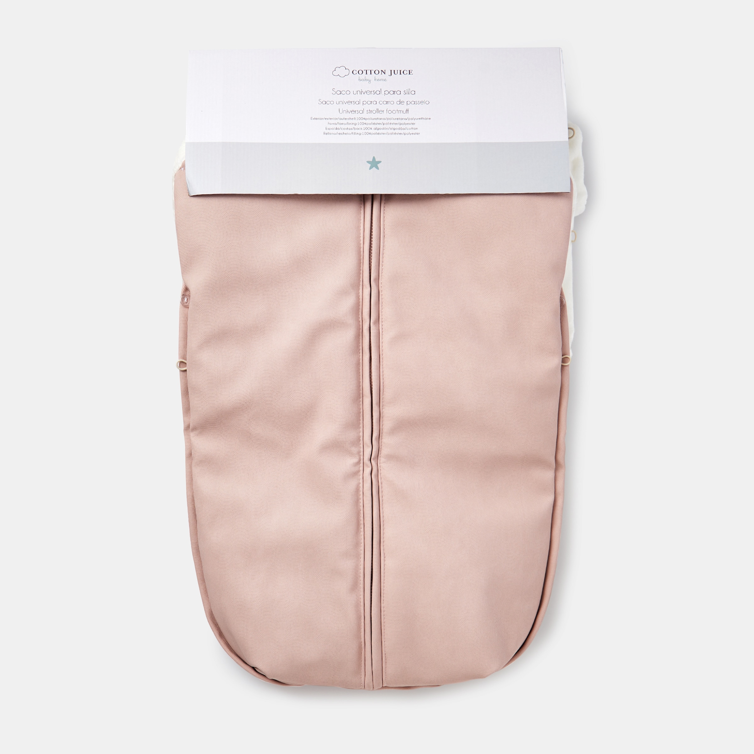 Saco de Cadeira Universal Polipele Fecho de Correr Central+Lateral Rosa-6