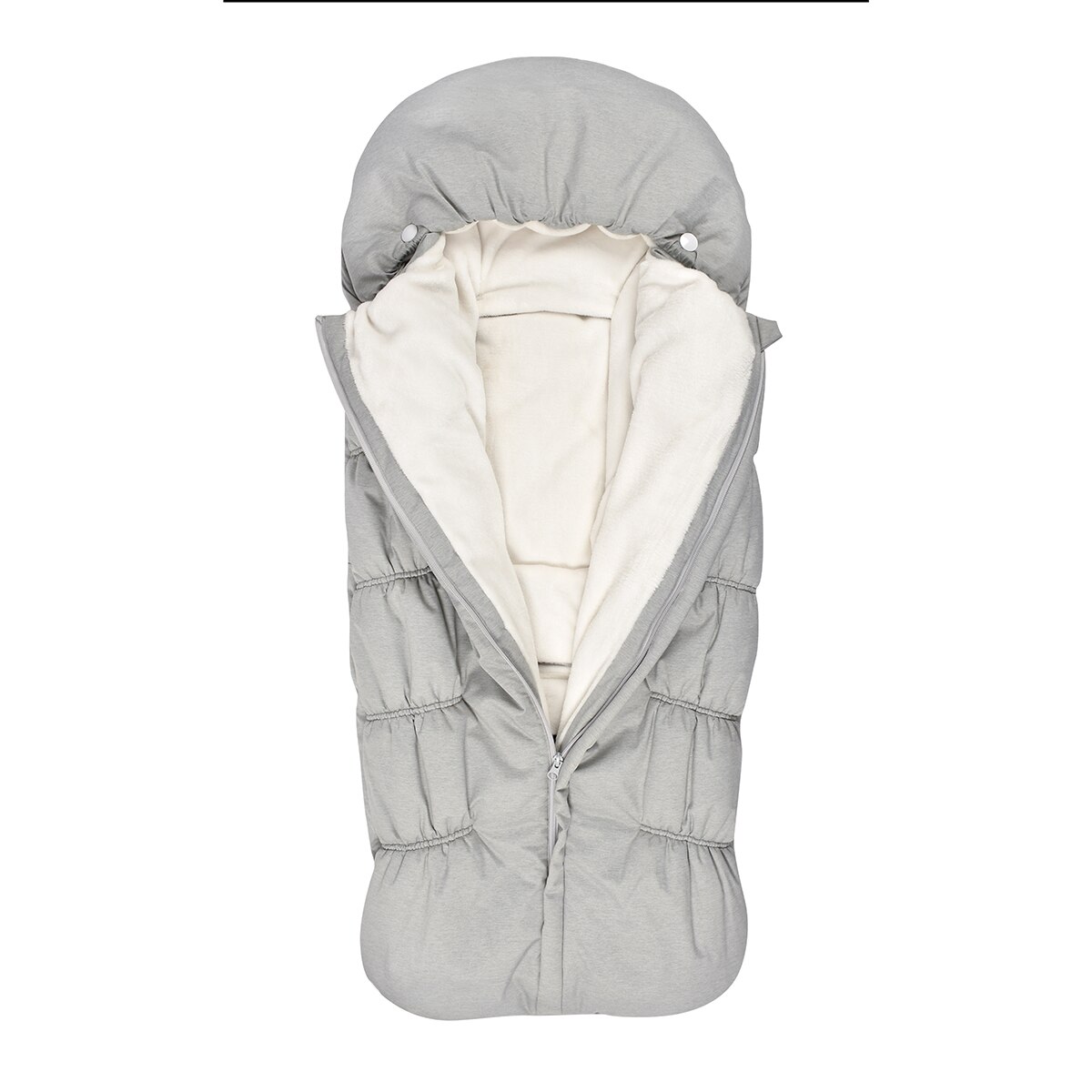 Saco Silla universal Beaba invierno - Gris claro Gris claro-2