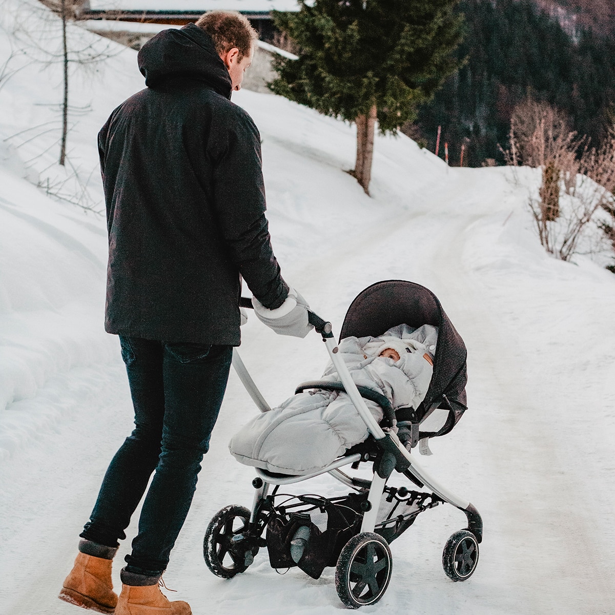 Saco Silla universal Beaba invierno - Gris claro Gris claro-10
