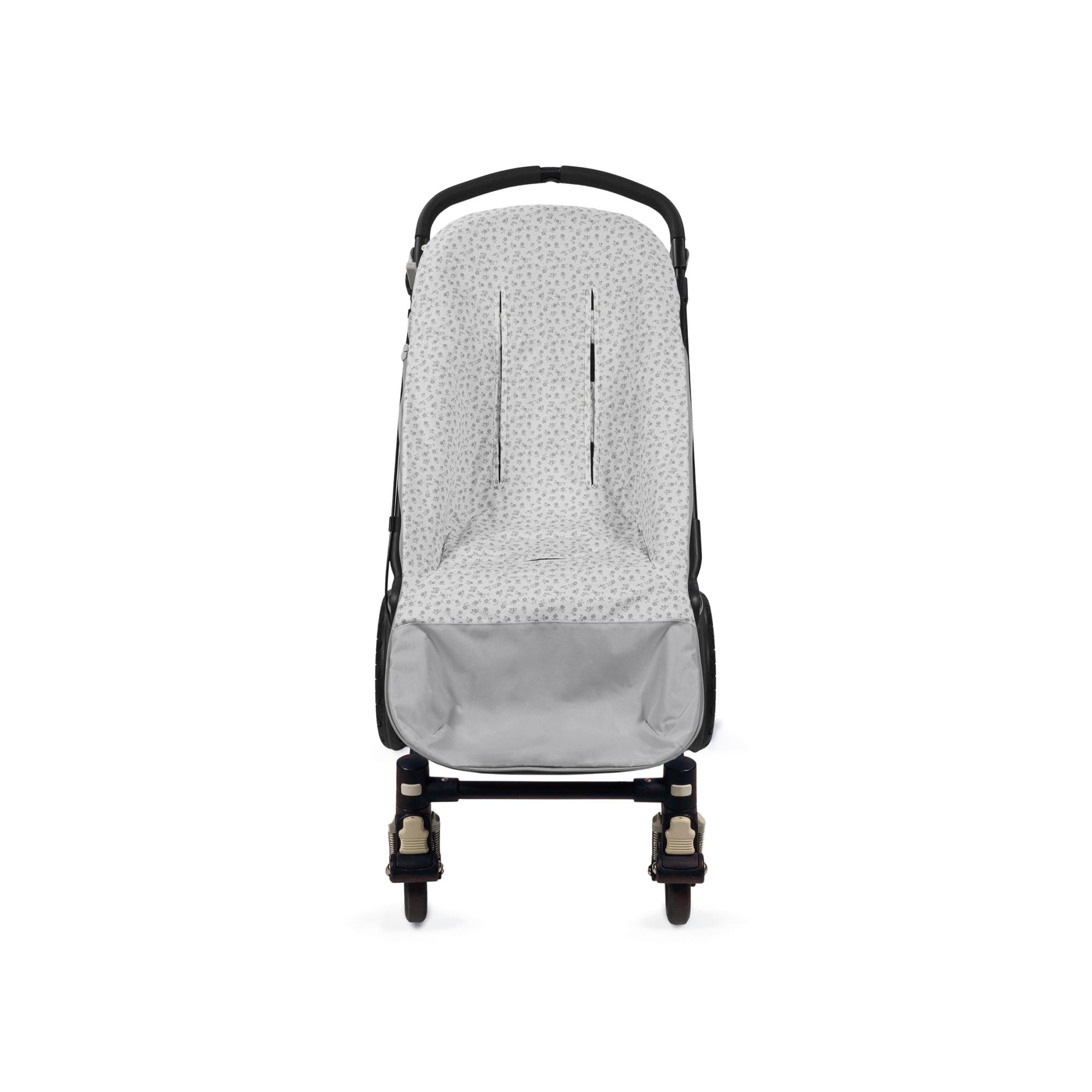Saco para carrinho meia-estação Little Bloom Flor Cinzento TOG 2.5 Cinzento-claro-2