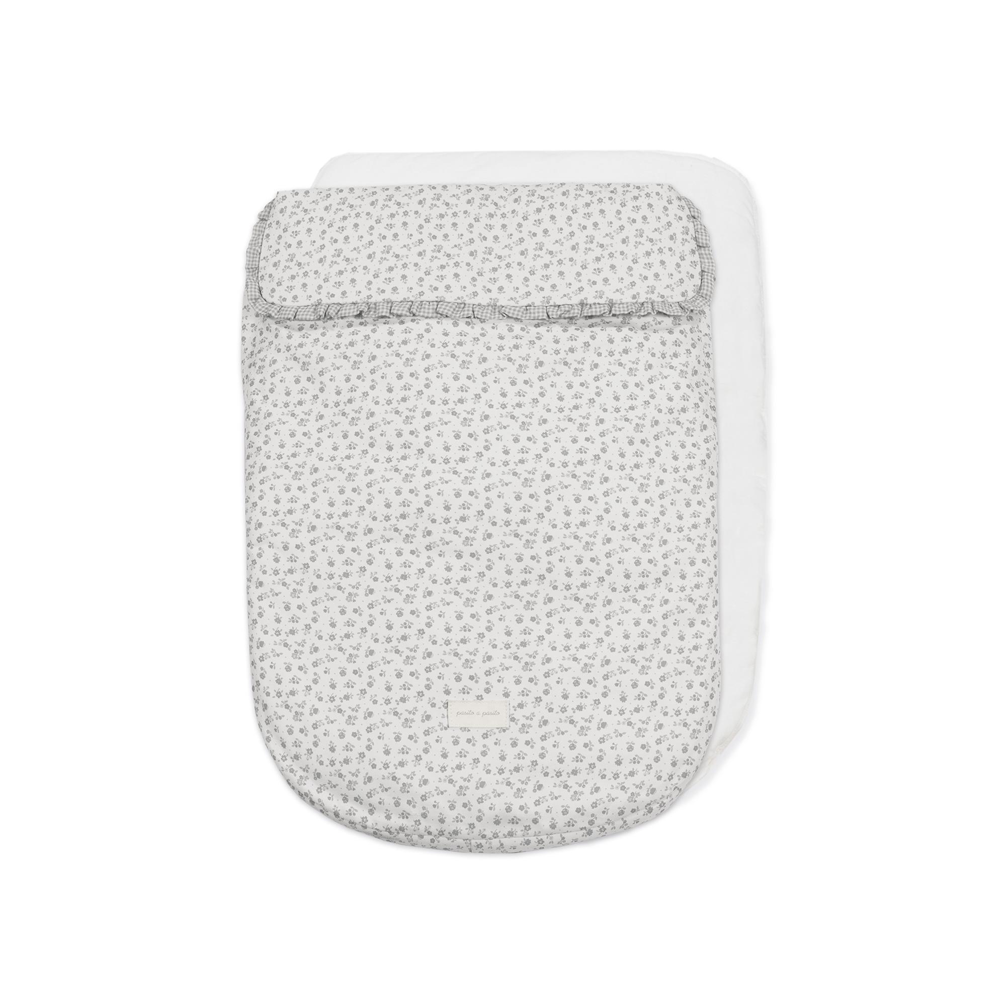 Saco para carrinho meia-estação Little Bloom Flor Cinzento TOG 2.5 Cinzento-claro-3