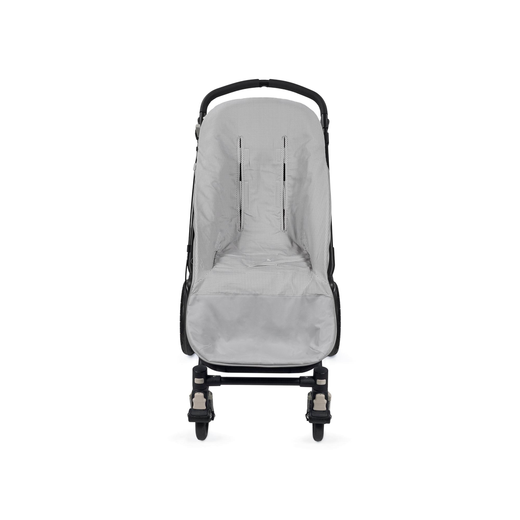 Saco para carrinho meia-estação Little Bloom Vichy Cinzento TOG 2.5 Cinzento-claro-2