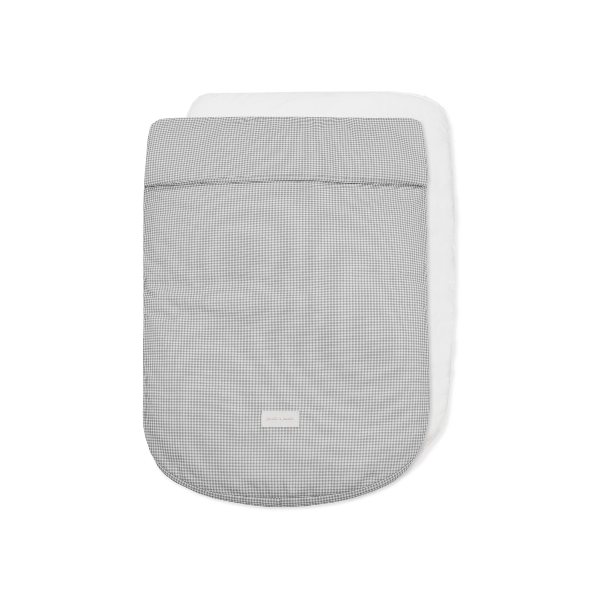 Saco para carrinho meia-estação Little Bloom Vichy Cinzento TOG 2.5 Cinzento-claro-3