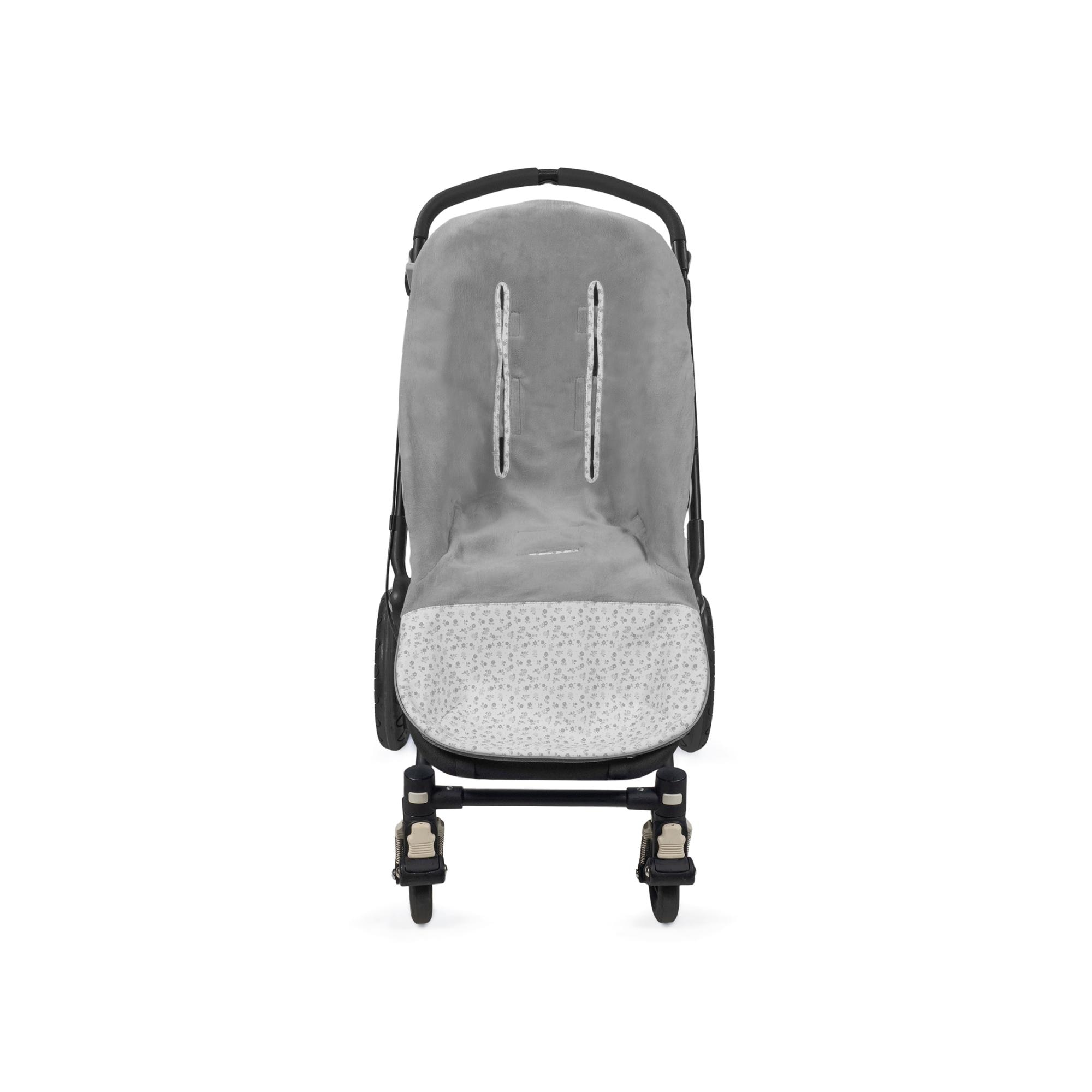Saco para carrinho de inverno Little Bloom Flor Cinzento TOG 3.5 Cinzento-claro-2