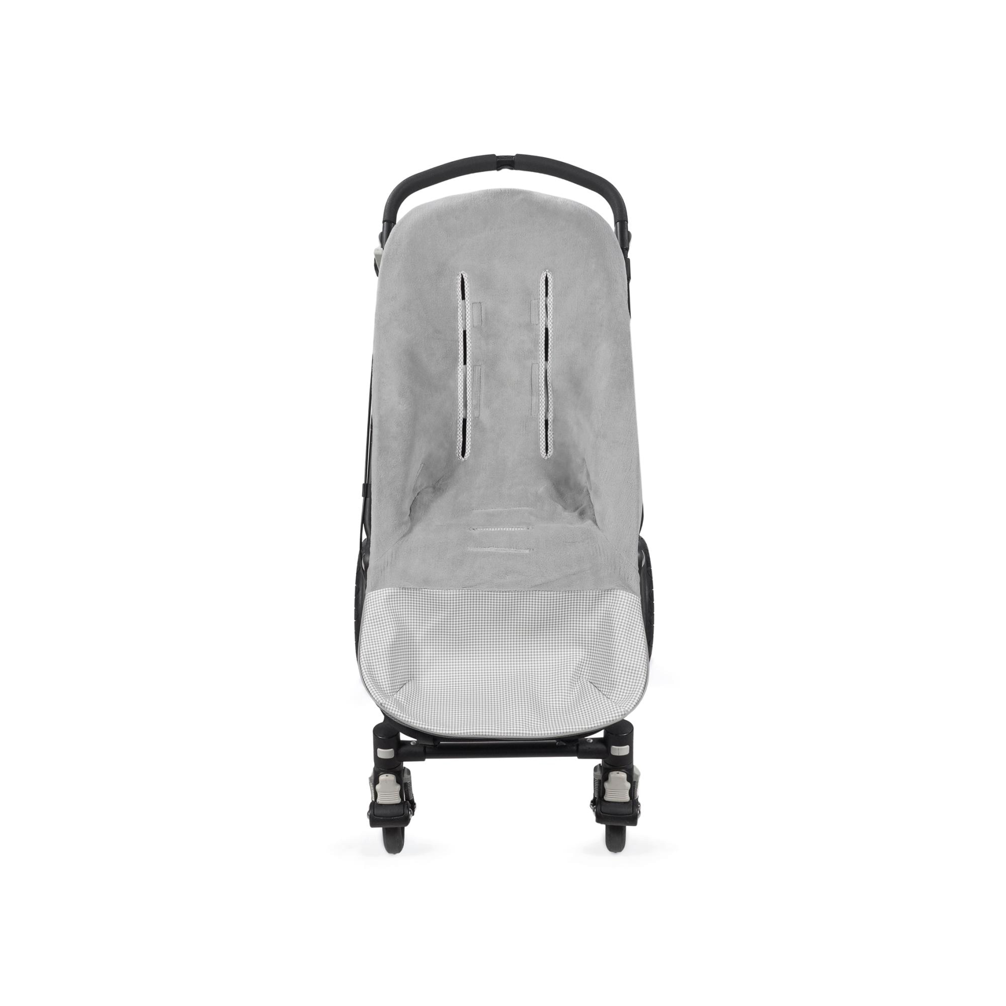 Saco para carrinho de inverno Little Bloom Vichy Cinzento TOG 3.5 Cinzento-claro-2