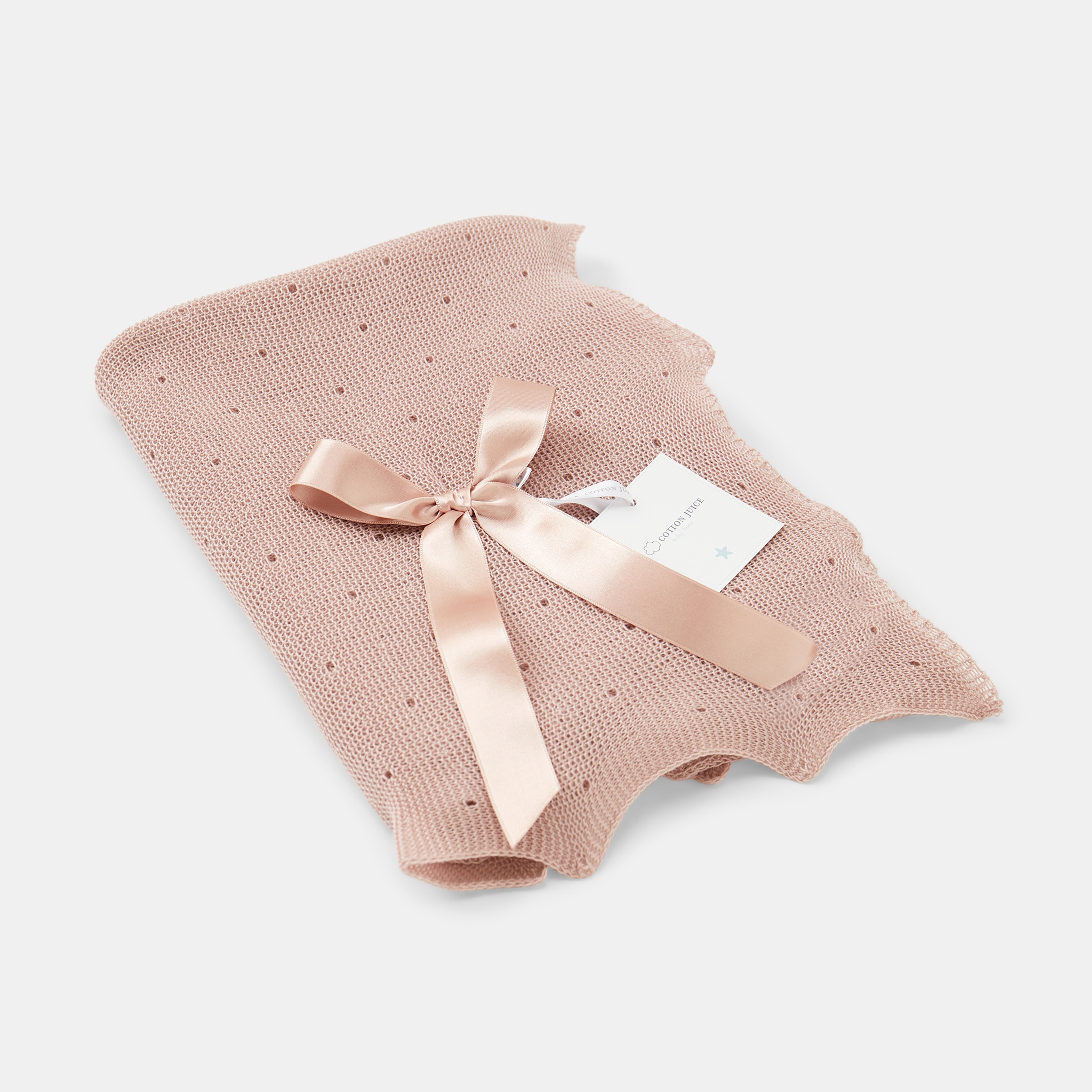 Fralda de Malha Inglesa Perlada Rosa-4