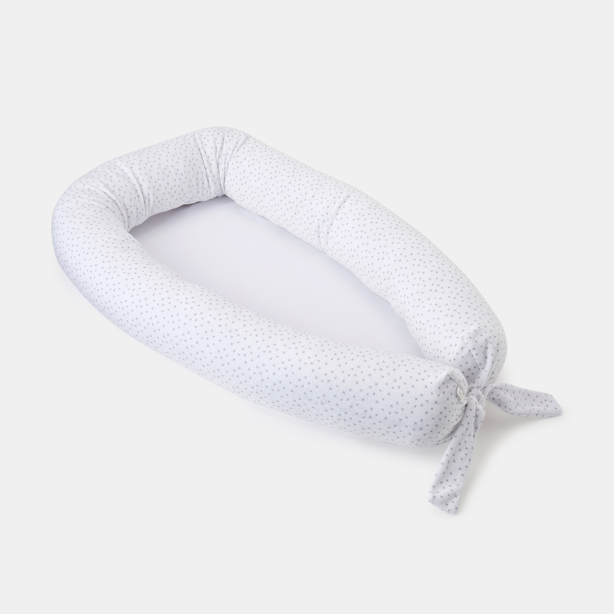 Berço Co-sleeping New Born Velour Branco-1