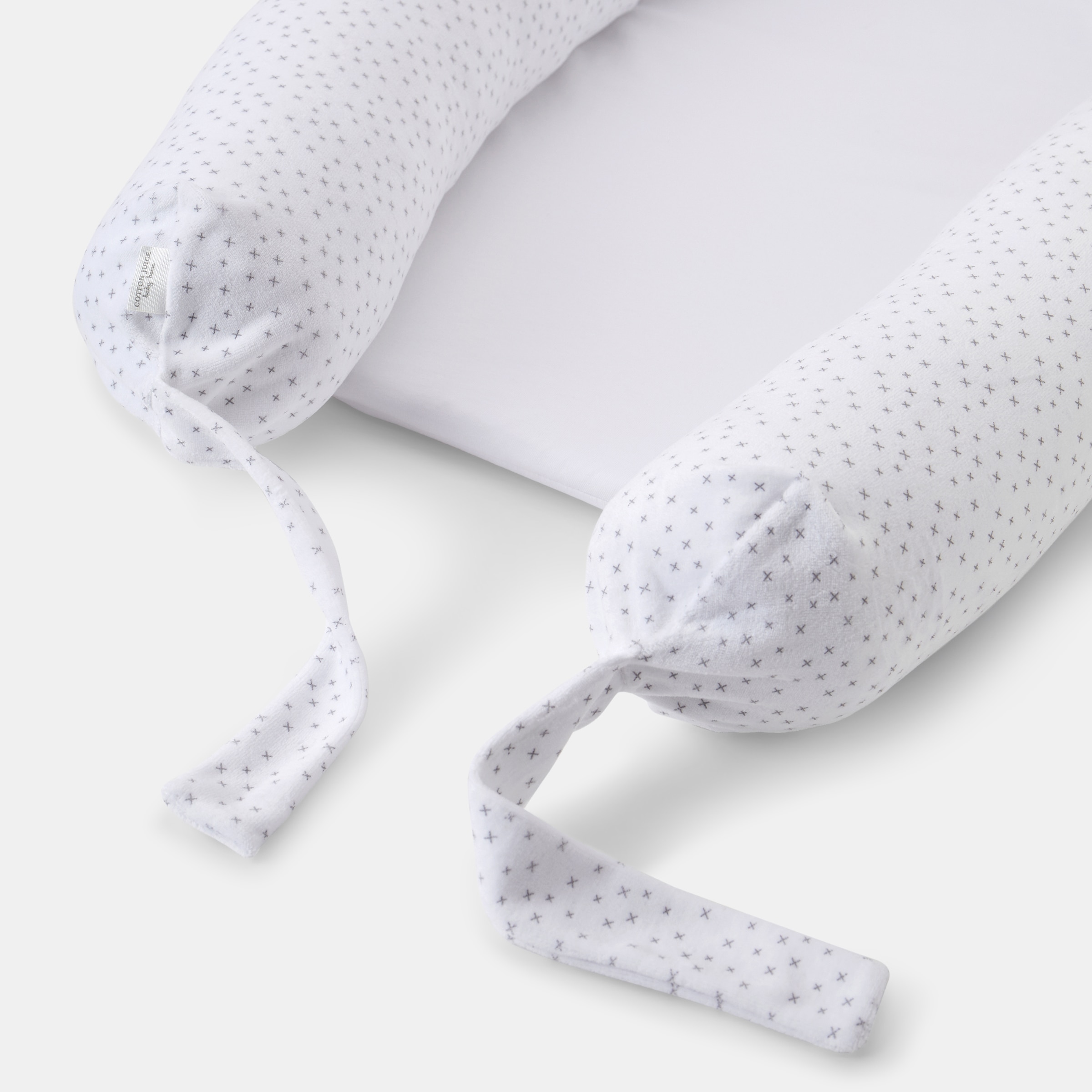 Berço Co-sleeping New Born Velour Branco-2