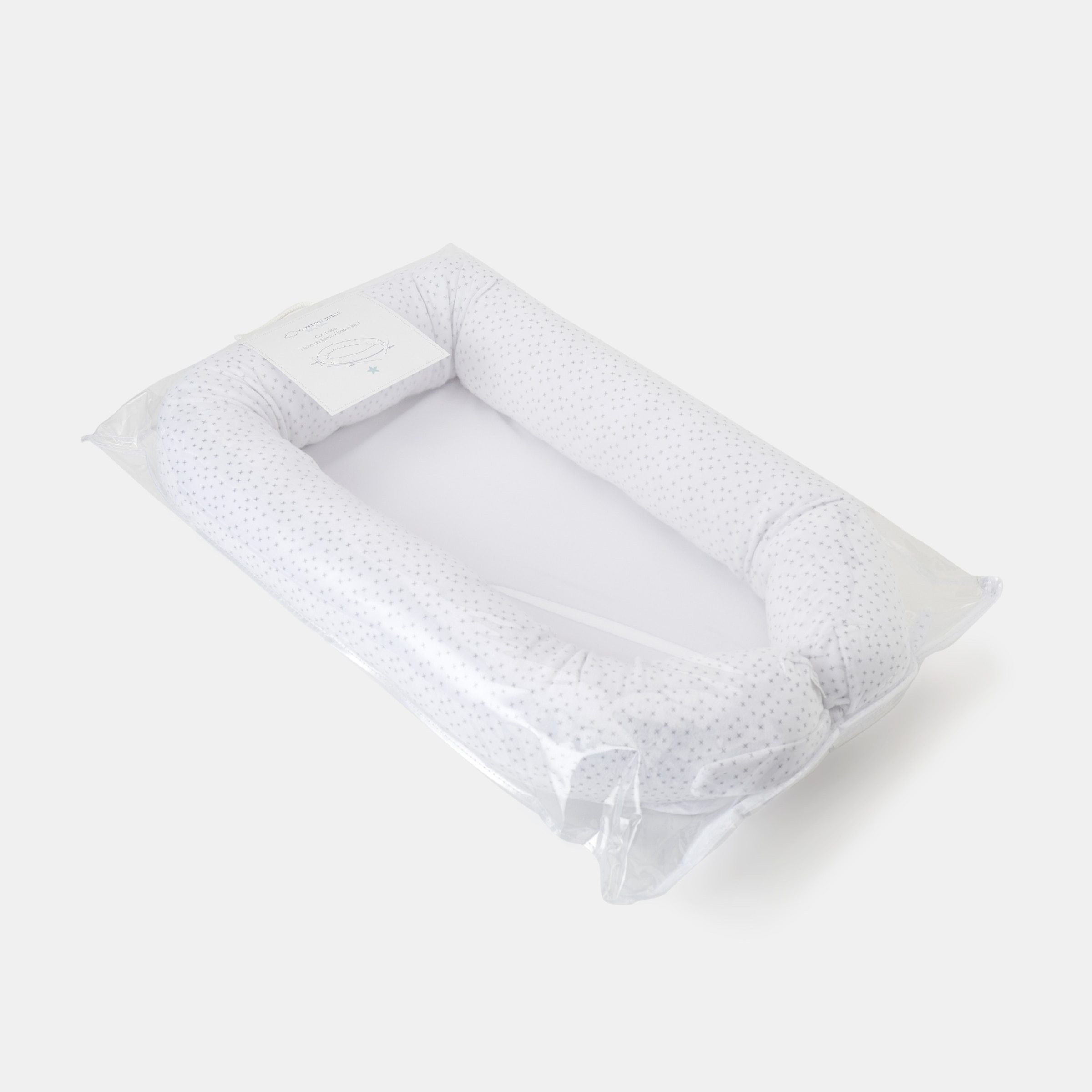 Berço Co-sleeping New Born Velour Branco-4