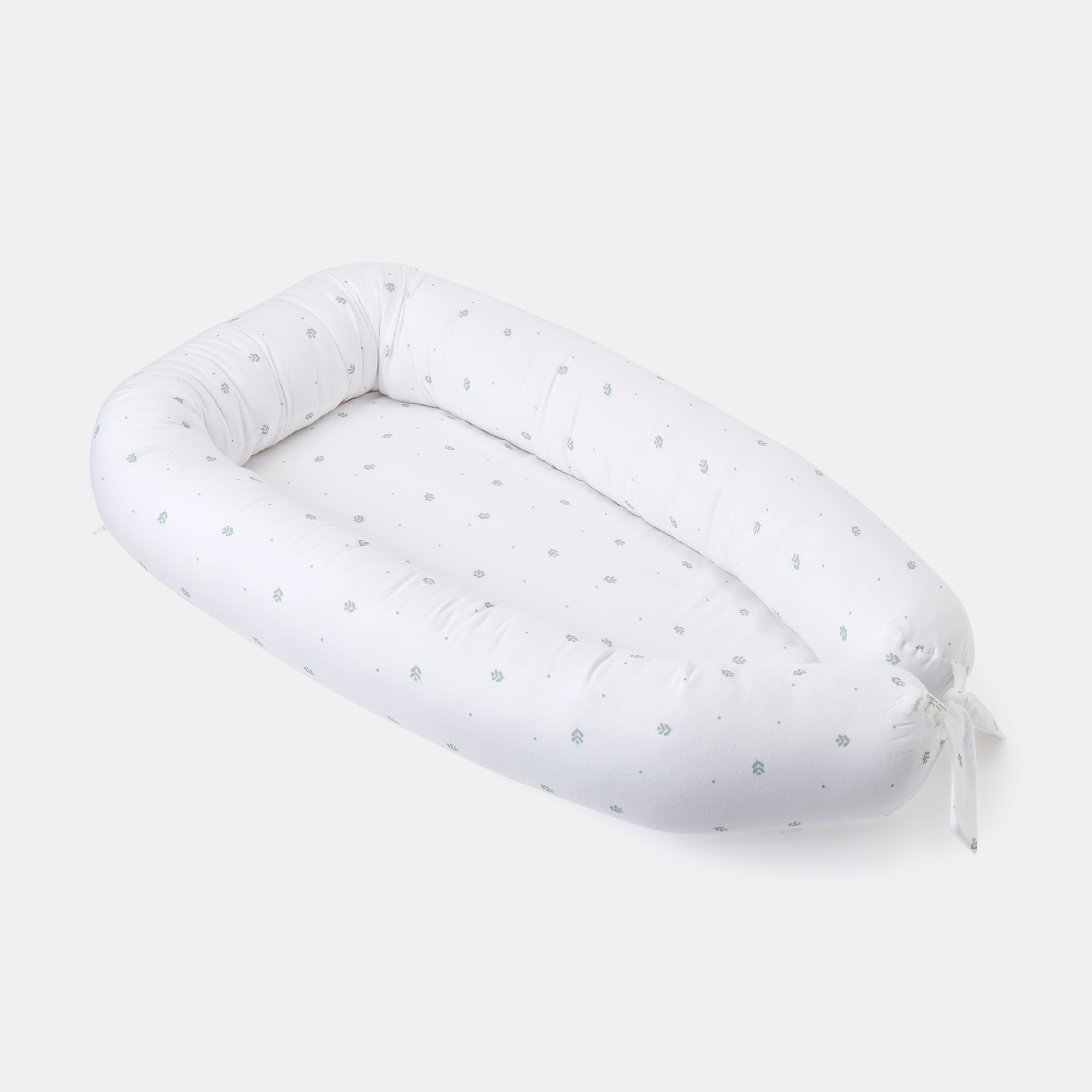 Nido colecho Cotton Juice Baby Home Muselina estampada doble capa New Born Blanco Blanco-1