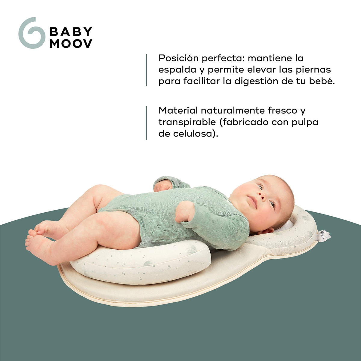 Soporte ergonómico Babymoov Cosydream Fresh - Crema Crema-5