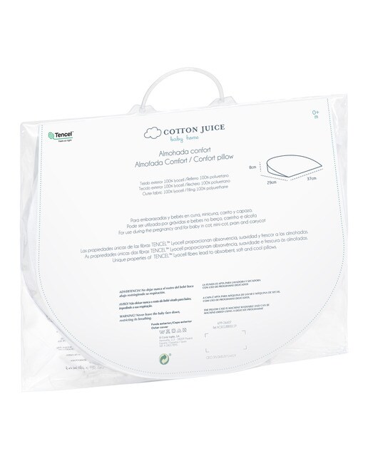 Almohada confort mini Cotton Juice - Blanco Blanco-3