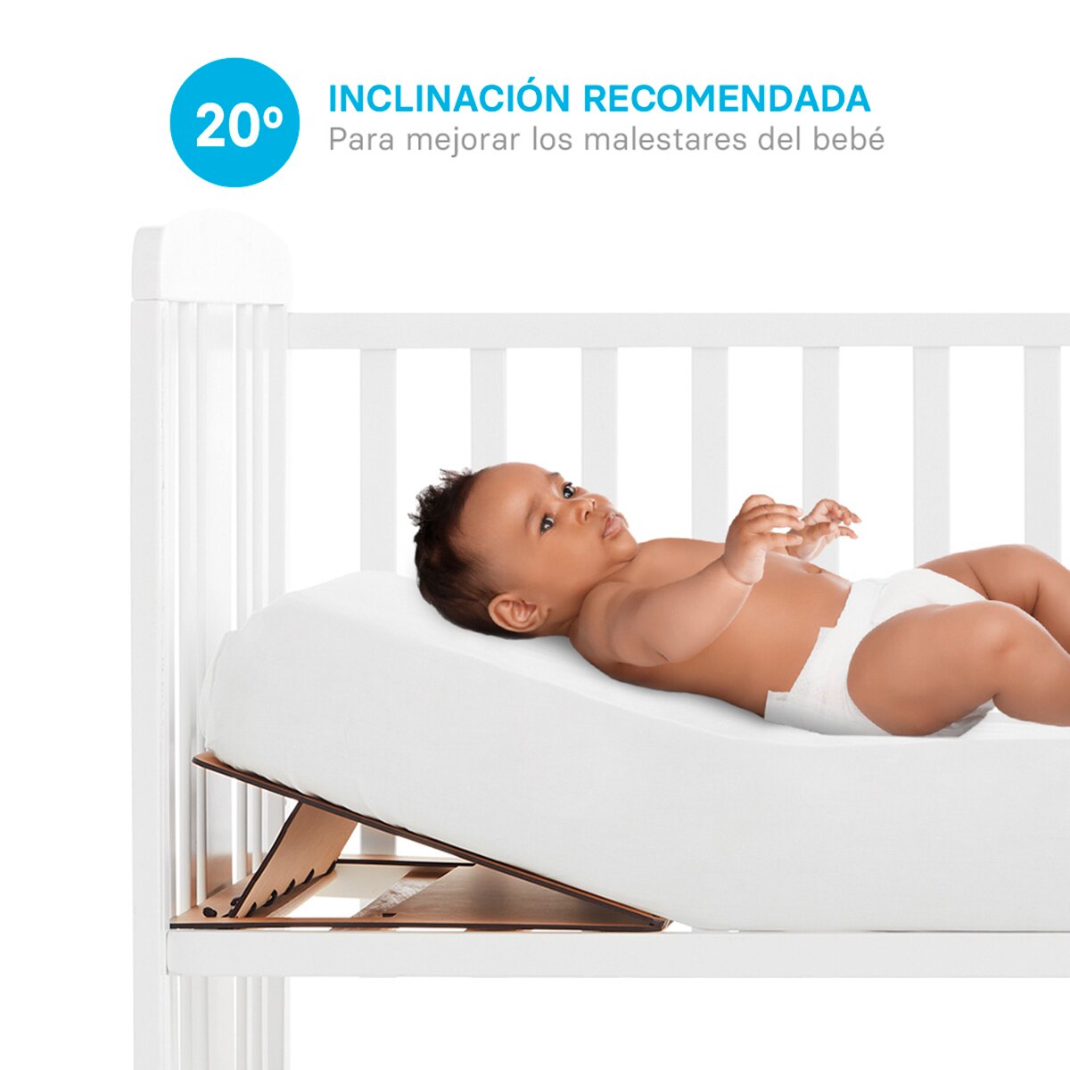 Cuña elevable Ecus Kids Care Up (disponible en varias medidas) Marrón oscuro Marrón oscuro-6