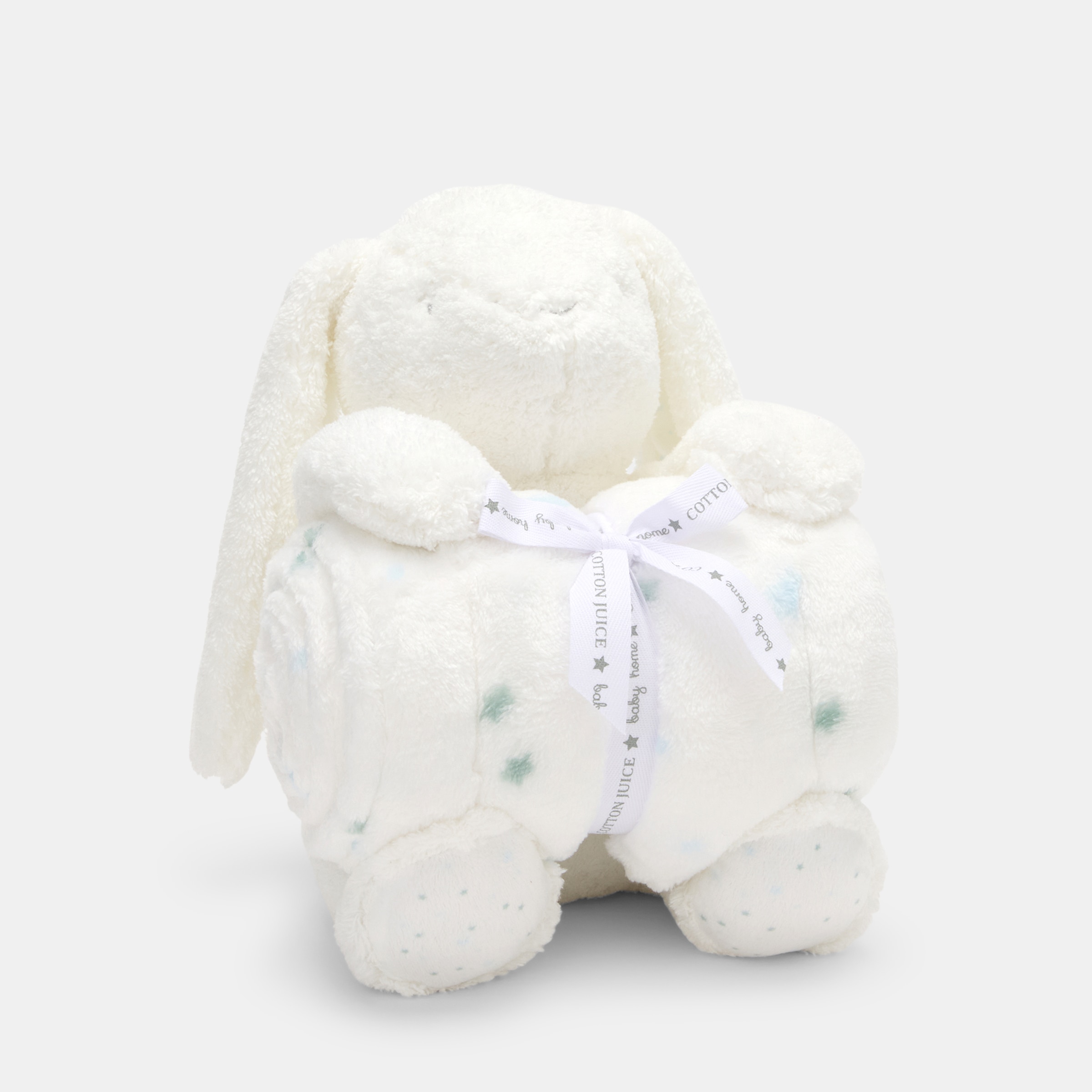 Cotton Juice Baby Home - Manta con peluche Cotton Juice Baby Home Conejo.