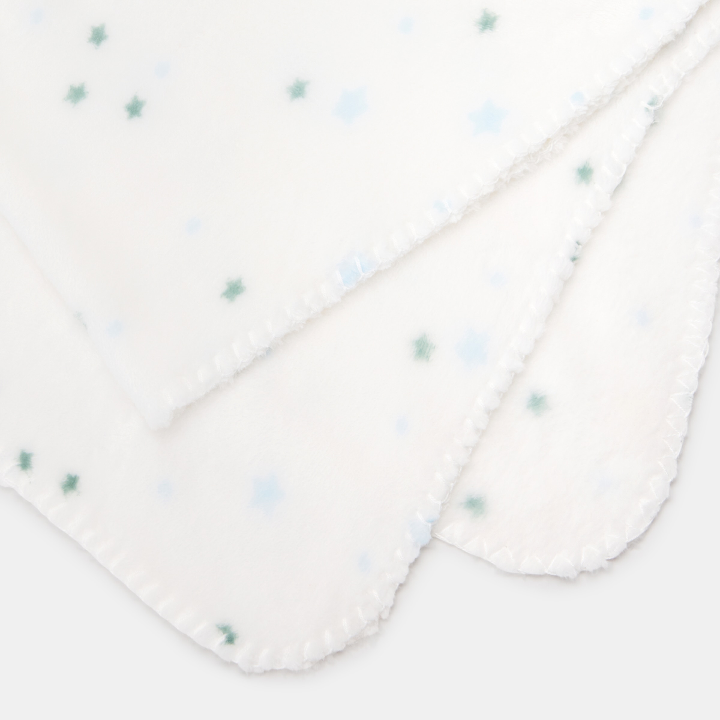 Manta con peluche Cotton Juice Baby Home Conejo - Blanco Blanco-3