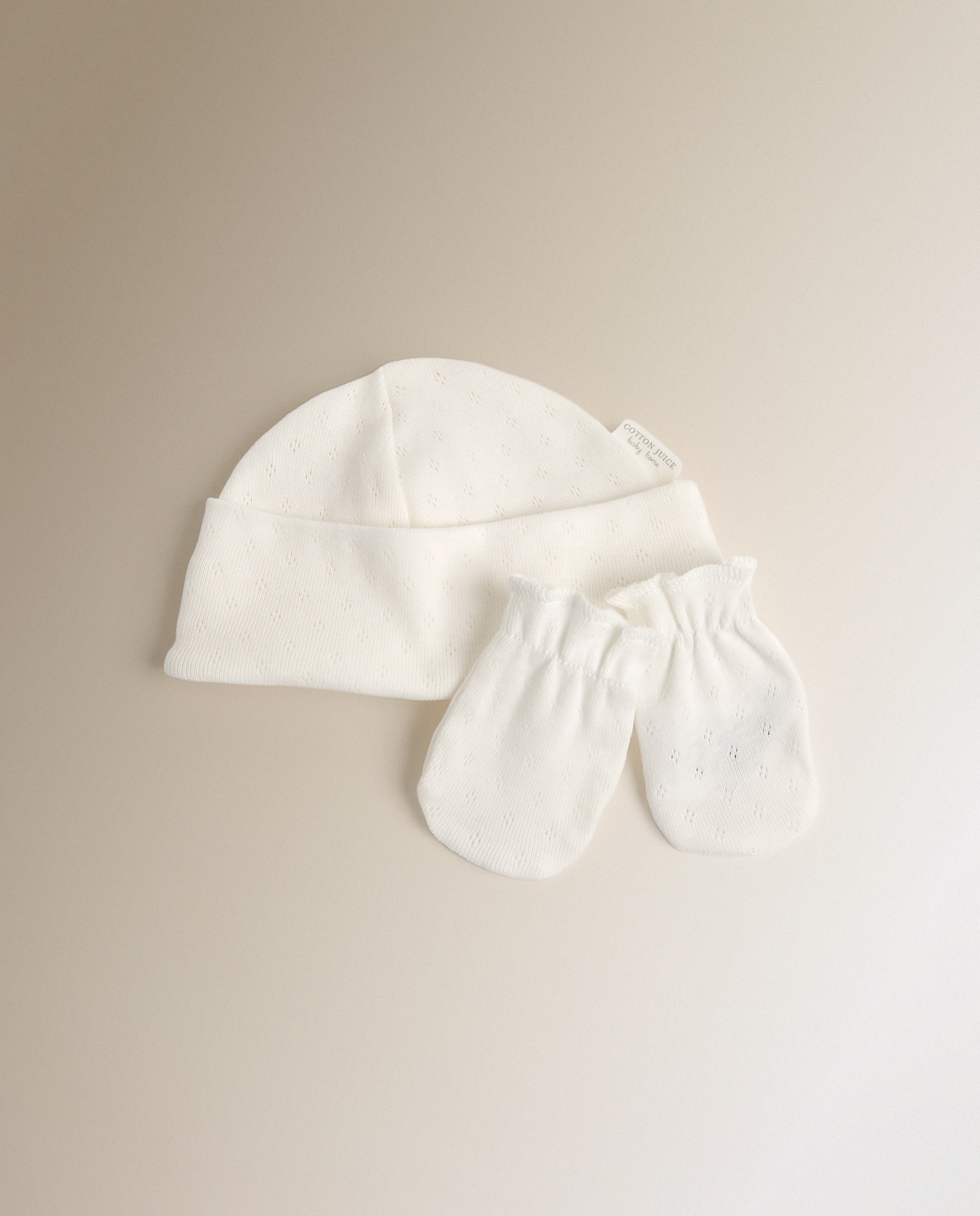 Pack de Presente de Saco de Dormir, Luvas e Gorro Petit Silvestre Natural-3
