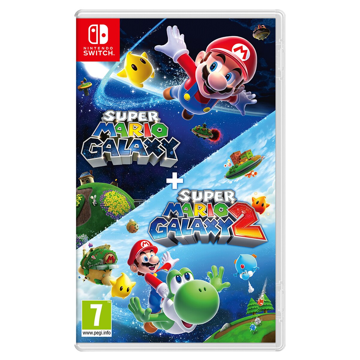 PACK Nintendo Switch 2 + Super Mario Galaxy + Super Mario Galaxy 2 3