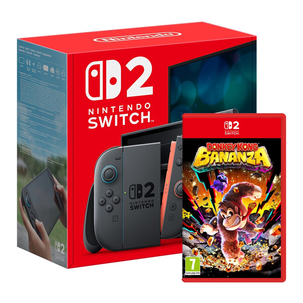 Imagen 0 de PACK Nintendo Switch 2 con batería accesible + Donkey Kong Bananza