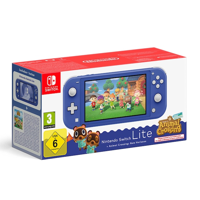 Imagen 0 de Nintendo Switch Lite Azul + Animal Crossing New Horizons