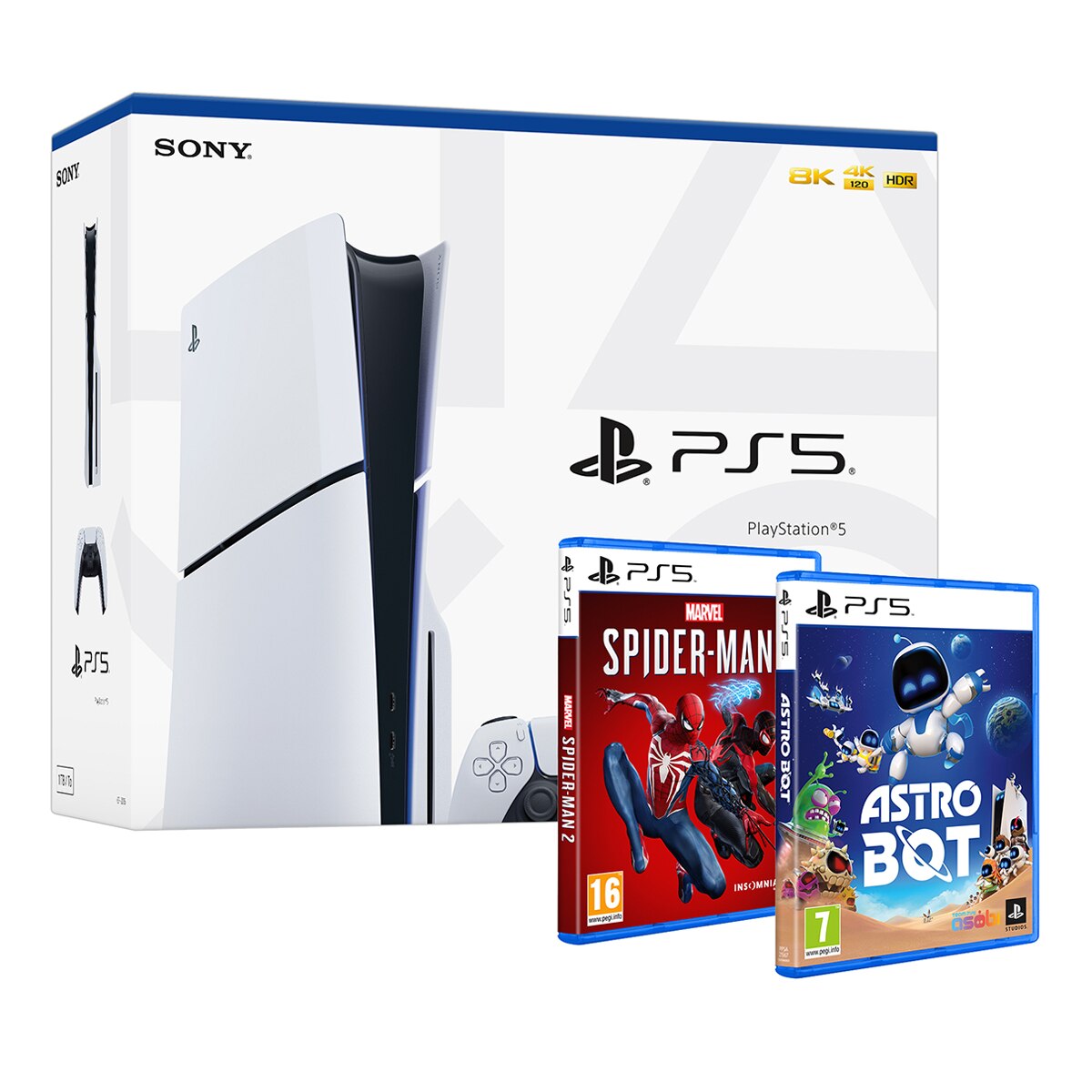 Pack PlayStation 5 + Marvel´s Spiderman + Astrobot 1