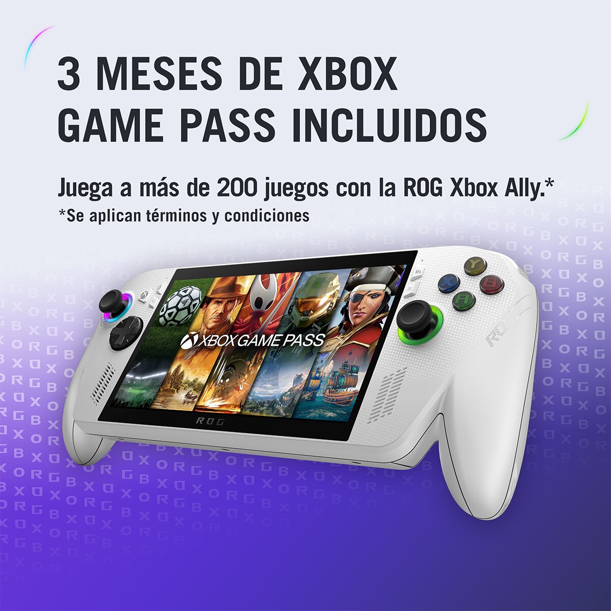 Consola portátil ASUS ROG Xbox Ally - AMD Ryzen Z2 A, 16GB, 512GB, Windows 11, Game Pass Premium Blanco-13