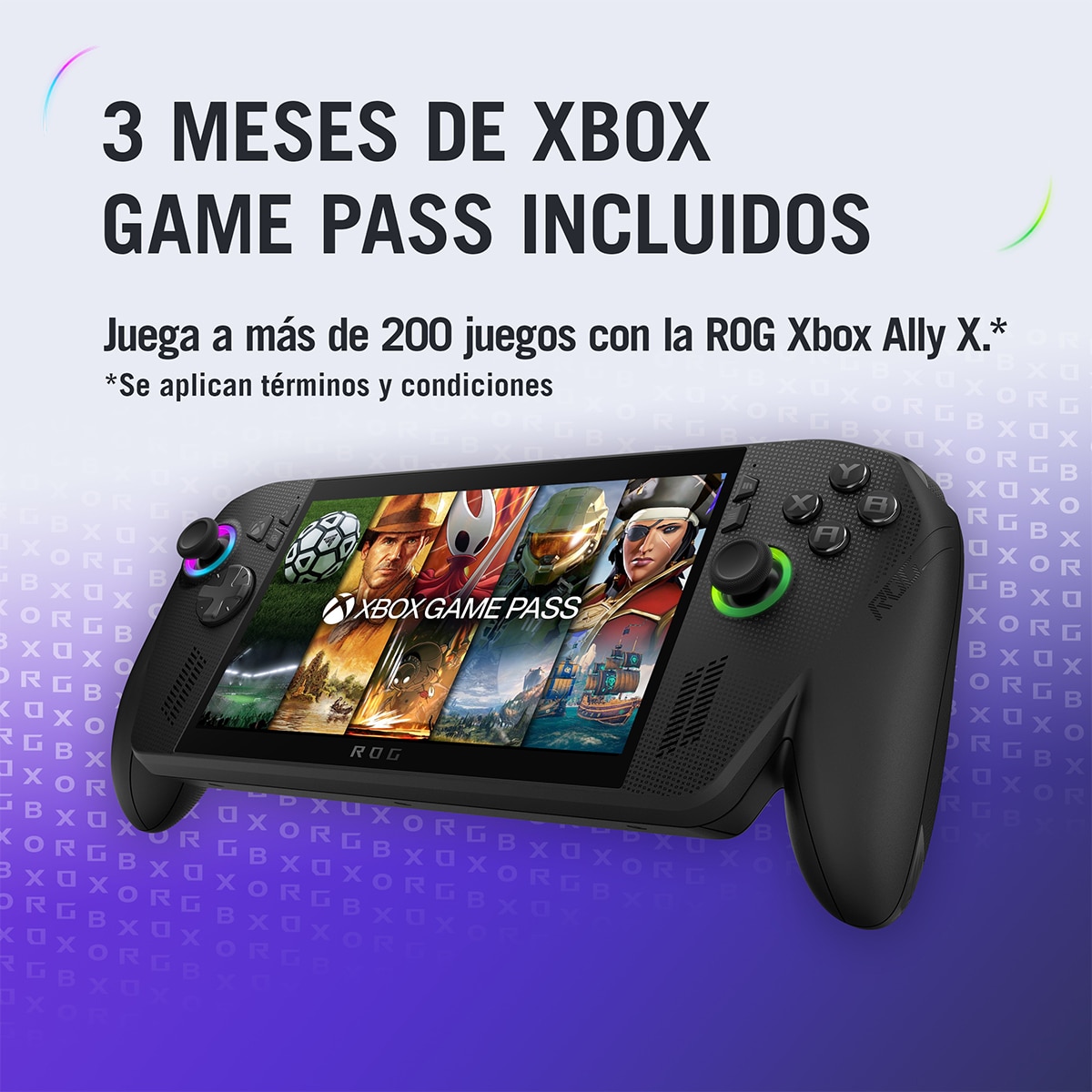 Consola portátil ASUS ROG Xbox Ally X - AMD Ryzen Z2 AI Extreme, 24GB, 1TB, Windows 11, Game Pass Premium Negro-11