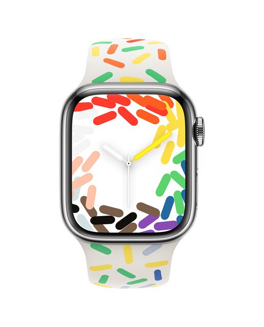 Correa deportiva Apple edición orgullo para AppleWatch de 41mm - Talla M/L Edición orgullo-3