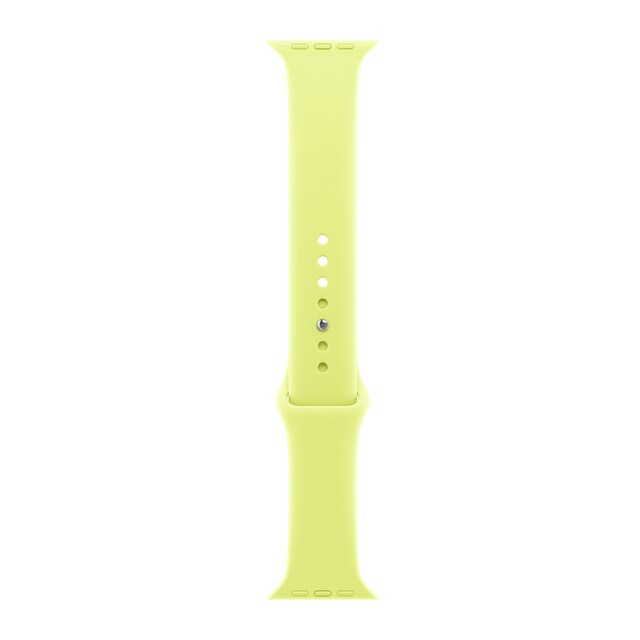 Imagen 0 de Correa Apple deportiva 42mm en color Amarillo neón Talla S/M