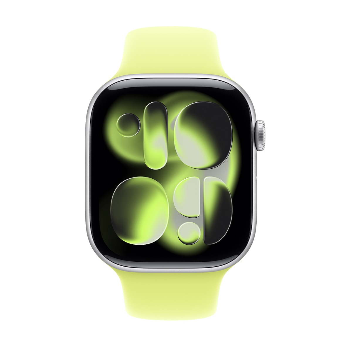 Correa Apple deportiva 46mm en color Amarillo neón Talla M/L Amarillo neón-3