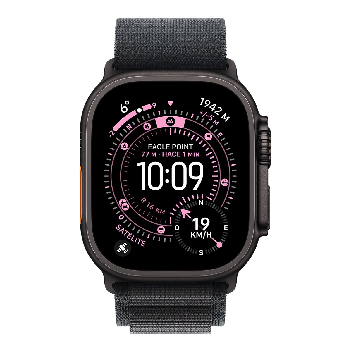 Correa Apple Loop Alpine 49mm en color Negro Talla L Negro-2