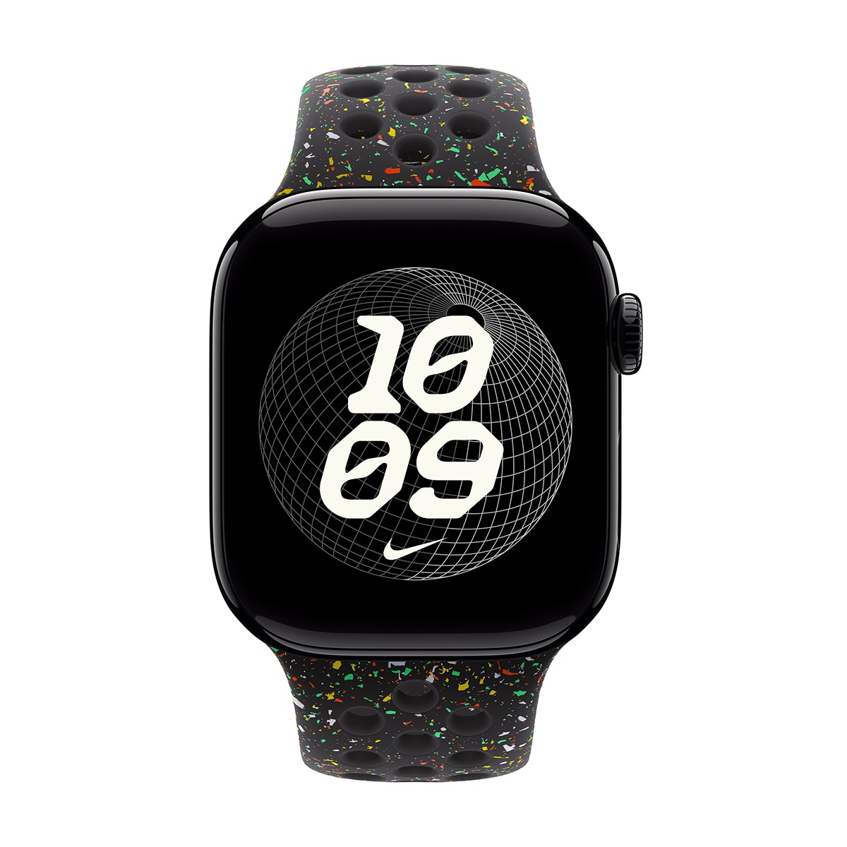 Correa Apple Nike Sport 42mm en color Negro noche Talla M/L Negro Noche-3