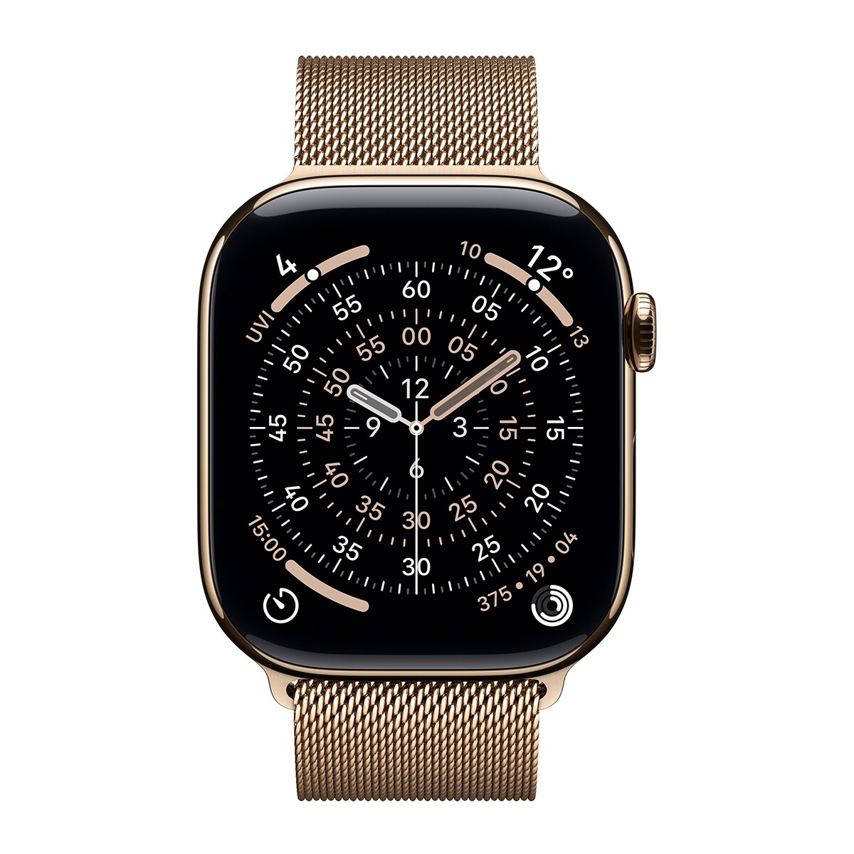 Pulsera Apple Milanese Loop 46mm en color Oro Talla M/L Oro-3
